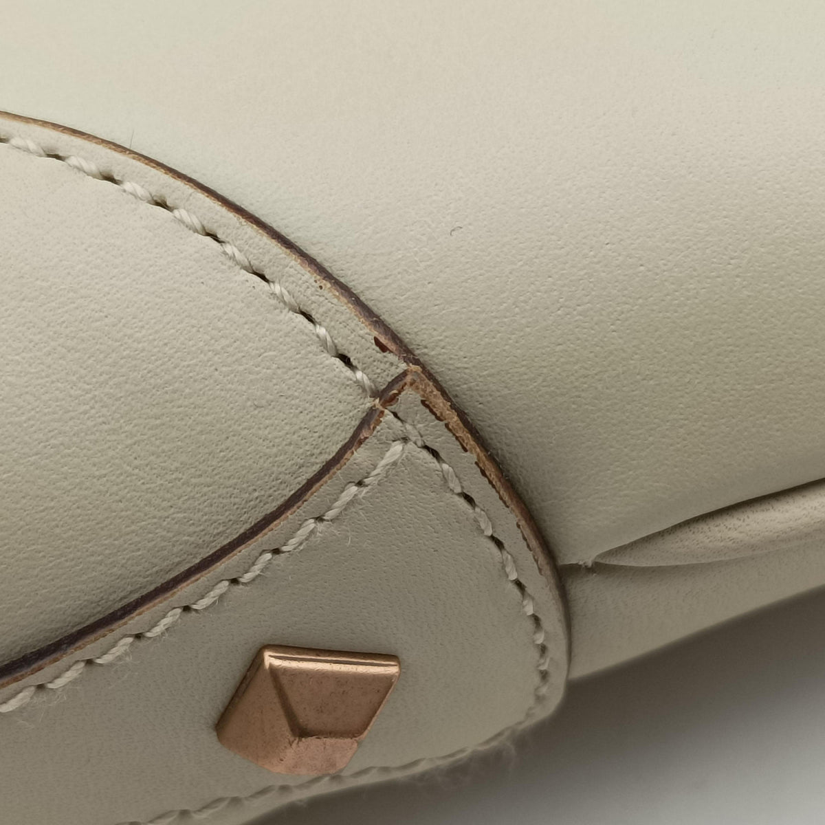 Pre-owned Gucci Piston Lock Jackie Hobo White Leather×canvas 120885 shoulderbag | stylenewstar