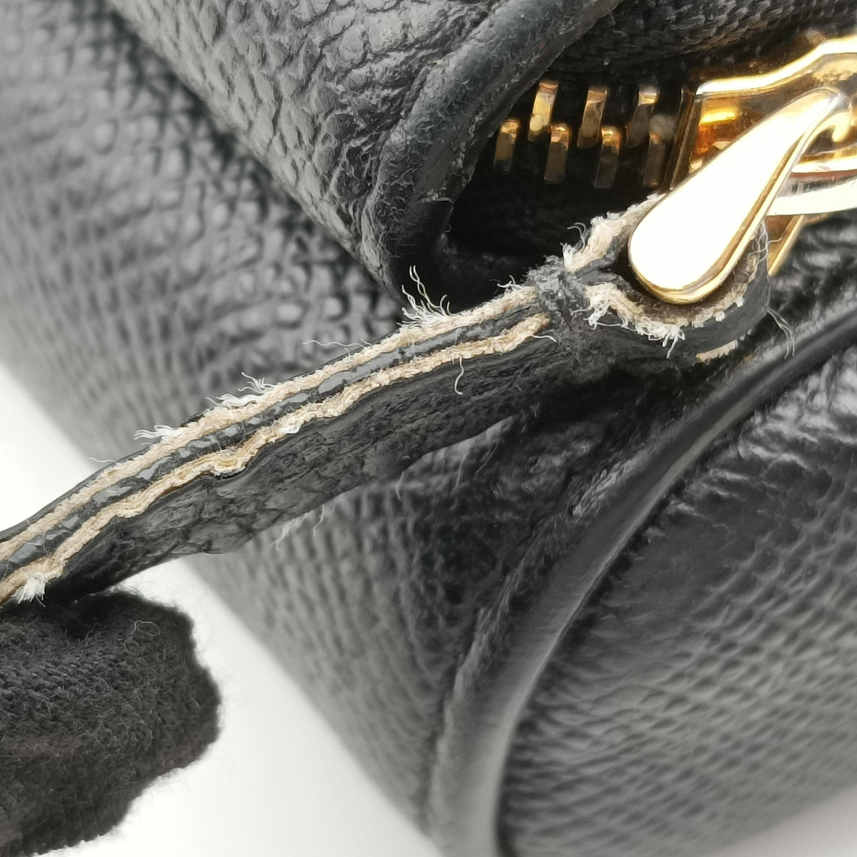 Pre-owned Christian Dior Caro Double Pouch Black Leather  shoulderbag | stylenewstar