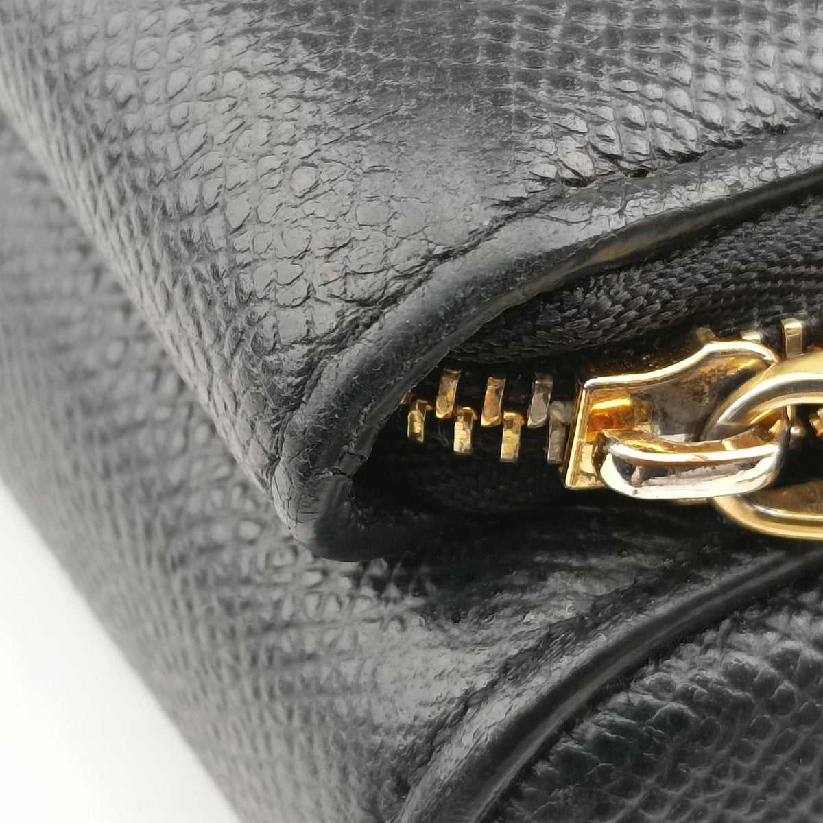 Pre-owned Christian Dior Caro Double Pouch Black Leather  shoulderbag | stylenewstar