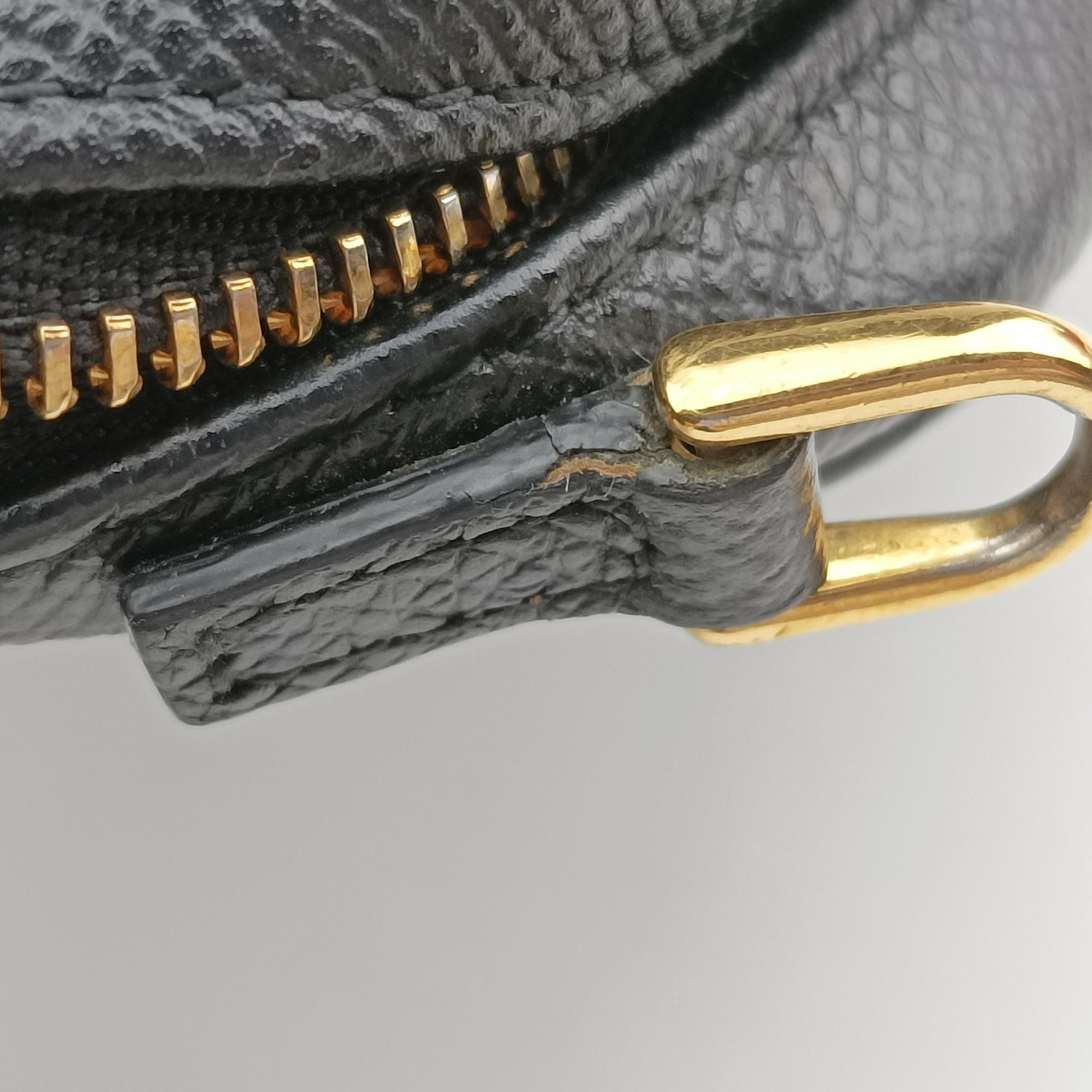 Pre-owned Christian Dior Caro Double Pouch Black Leather  shoulderbag | stylenewstar