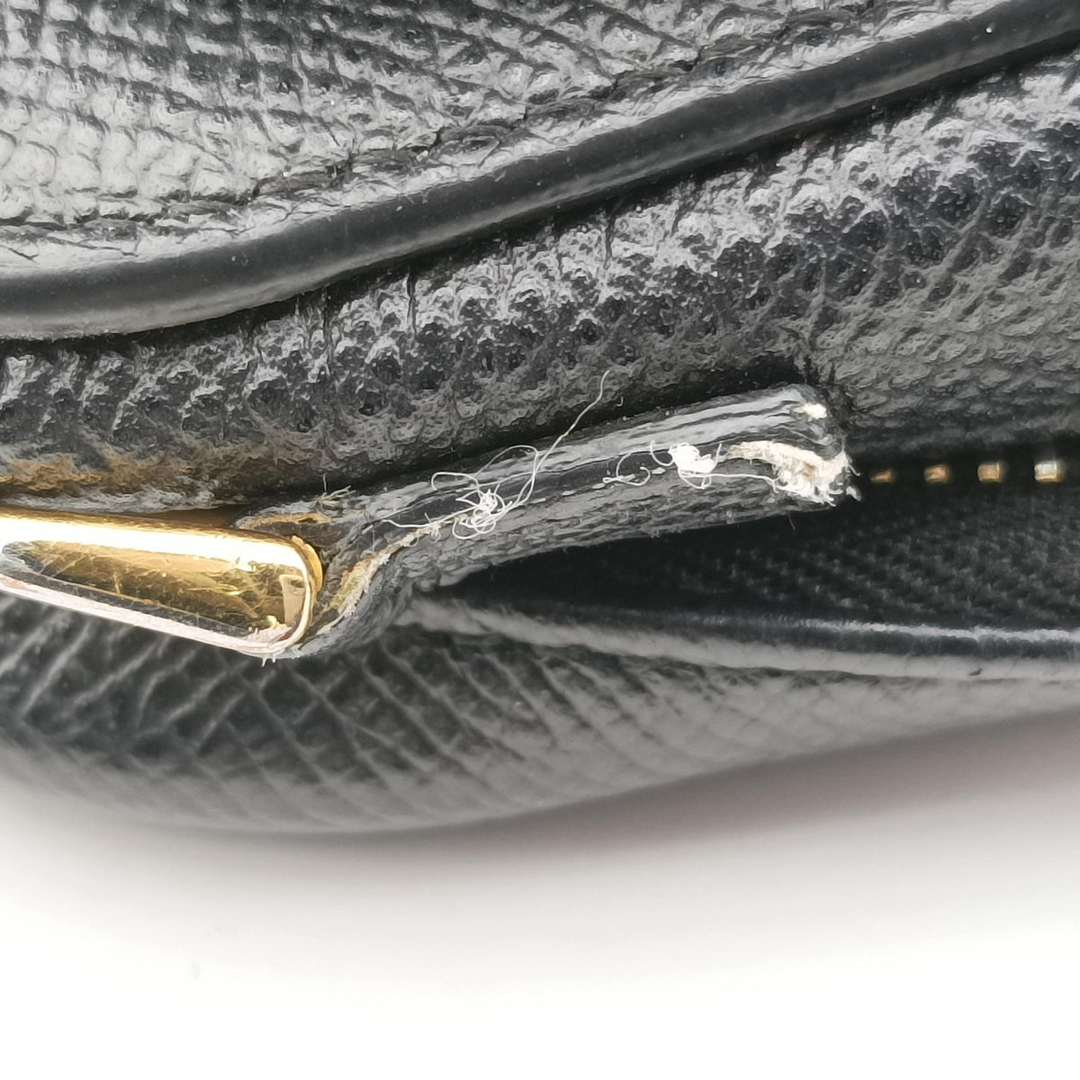 Pre-owned Christian Dior Caro Double Pouch Black Leather  shoulderbag | stylenewstar