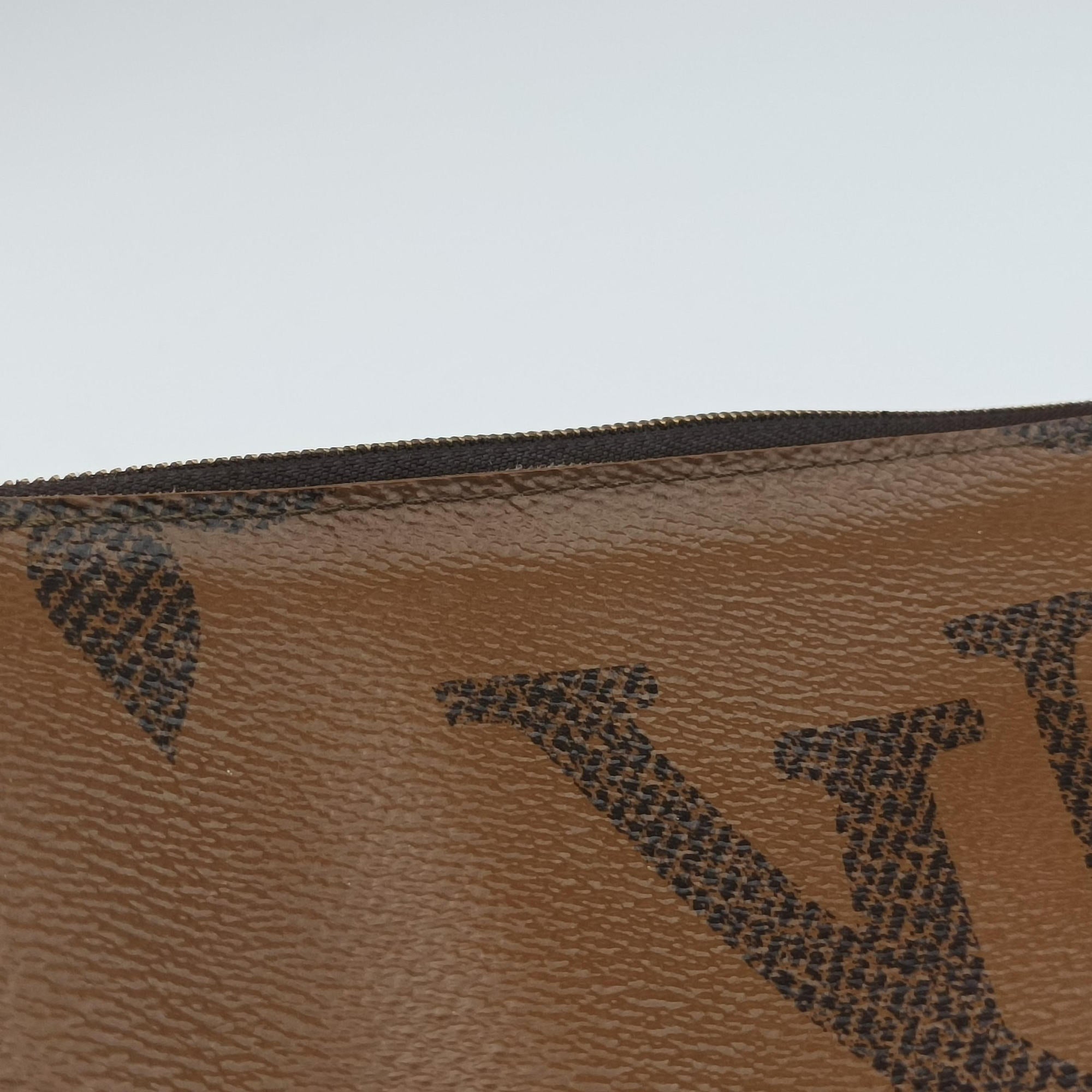 Pre-owned Louis Vuitton Pochette Double Zip Brown Monogram Giant M69203 shoulderbag | stylenewstar