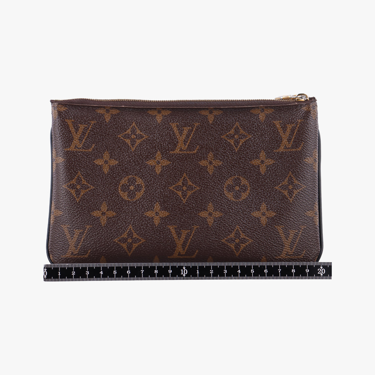 Pre-owned Louis Vuitton Pochette Double Zip Brown Monogram Giant M69203 shoulderbag | stylenewstar