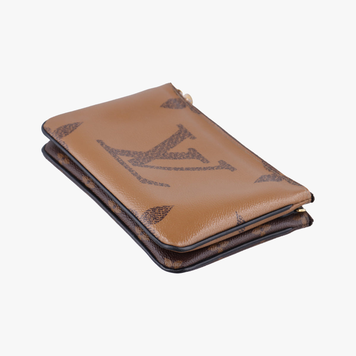 Pre-owned Louis Vuitton Pochette Double Zip Brown Monogram Giant M69203 shoulderbag | stylenewstar