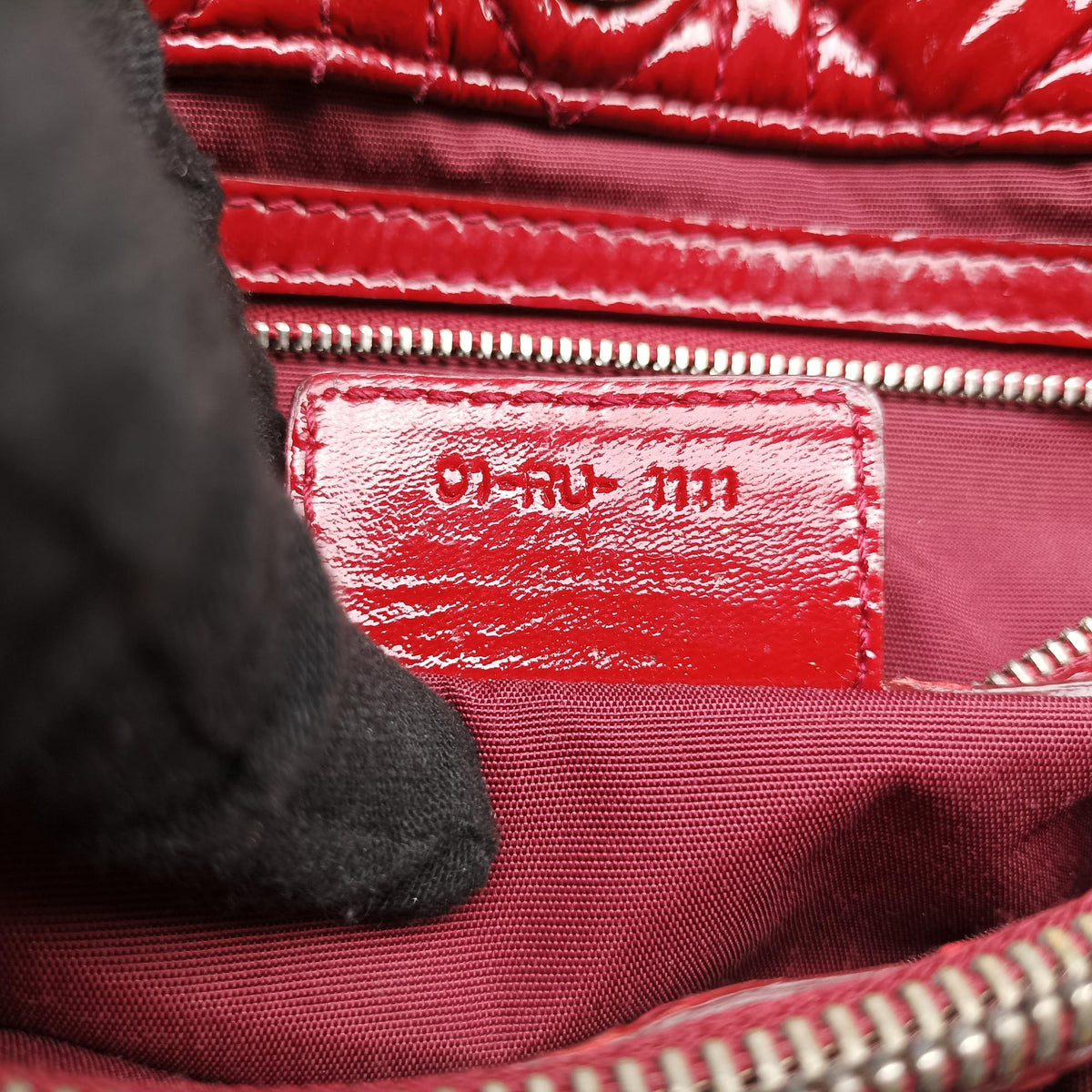 Pre-owned Christian Dior Dior Soft Red patent  shoulderbag | stylenewstar