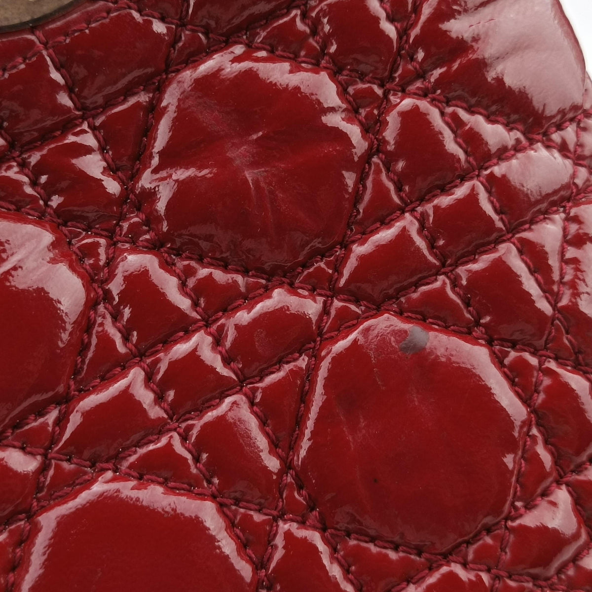 Pre-owned Christian Dior Dior Soft Red patent  shoulderbag | stylenewstar