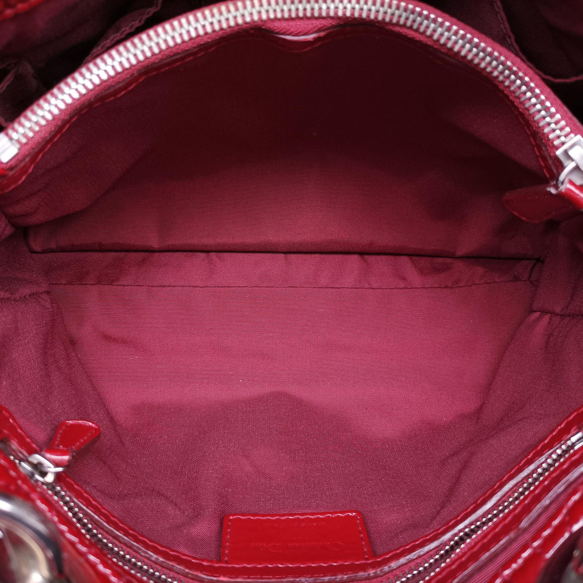 Pre-owned Christian Dior Dior Soft Red patent  shoulderbag | stylenewstar