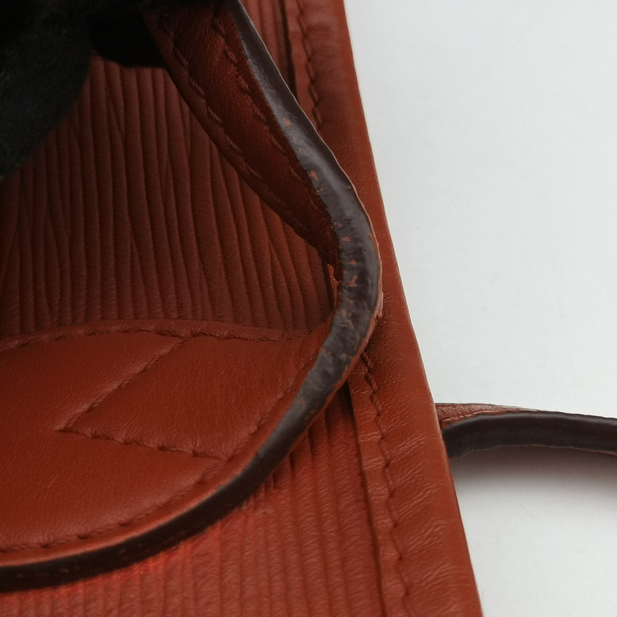 Pre-owned Louis Vuitton NEVERFULL MM PIMENT Epi M40884 shoulderbag | stylenewstar