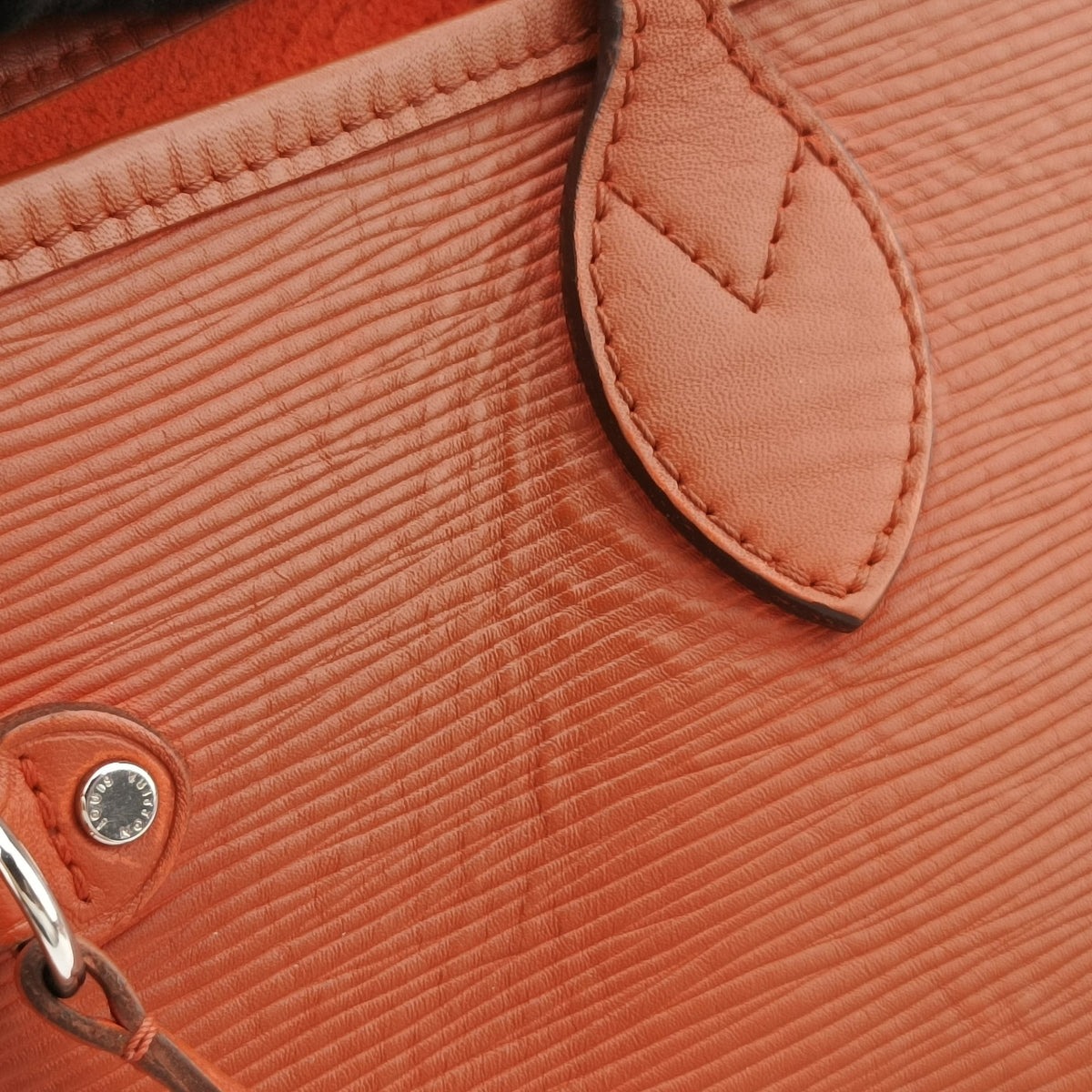 Pre-owned Louis Vuitton NEVERFULL MM PIMENT Epi M40884 shoulderbag | stylenewstar