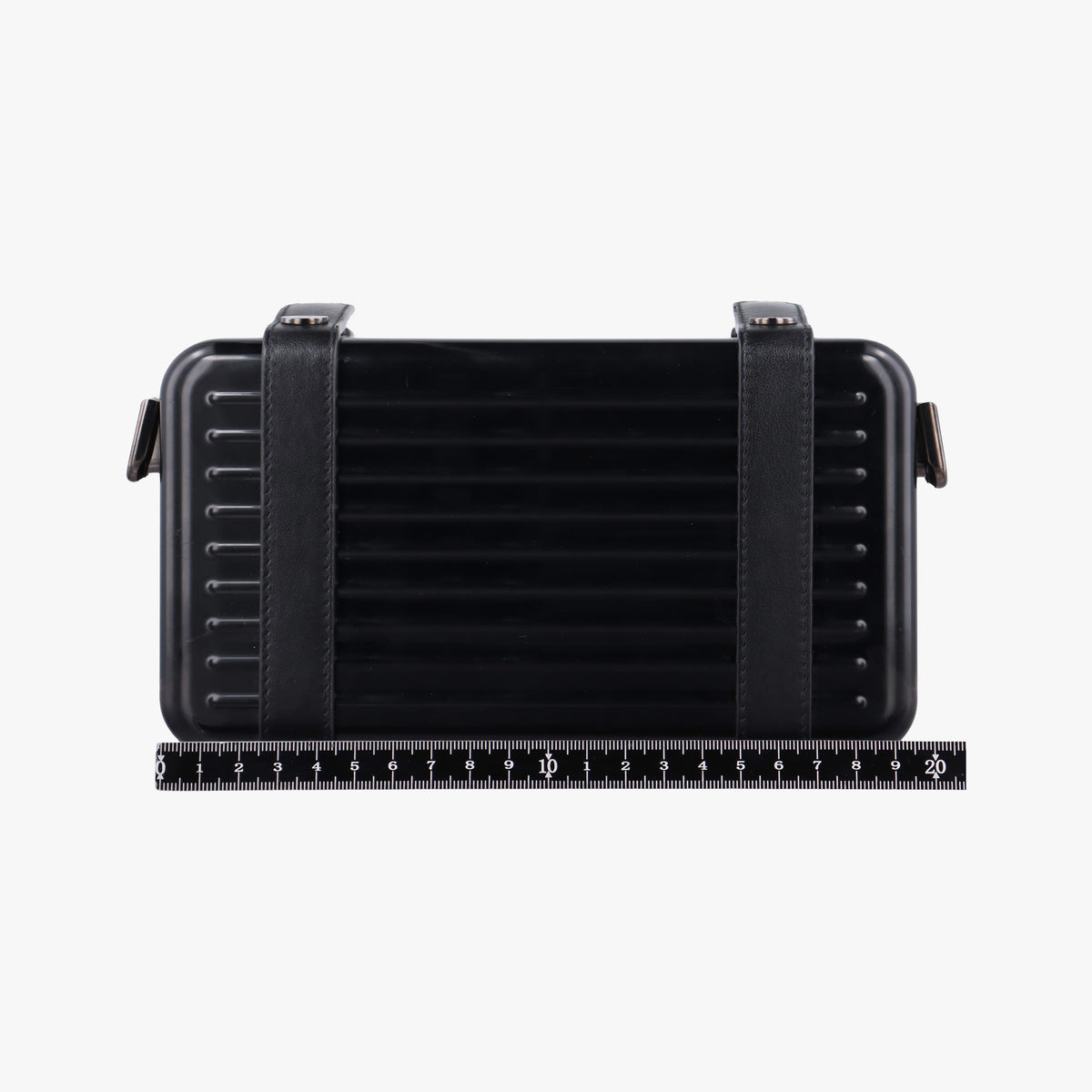 Pre-owned RIMOWA Rimowa Collaboration Black Aluminum×Leather  shoulderbag | stylenewstar