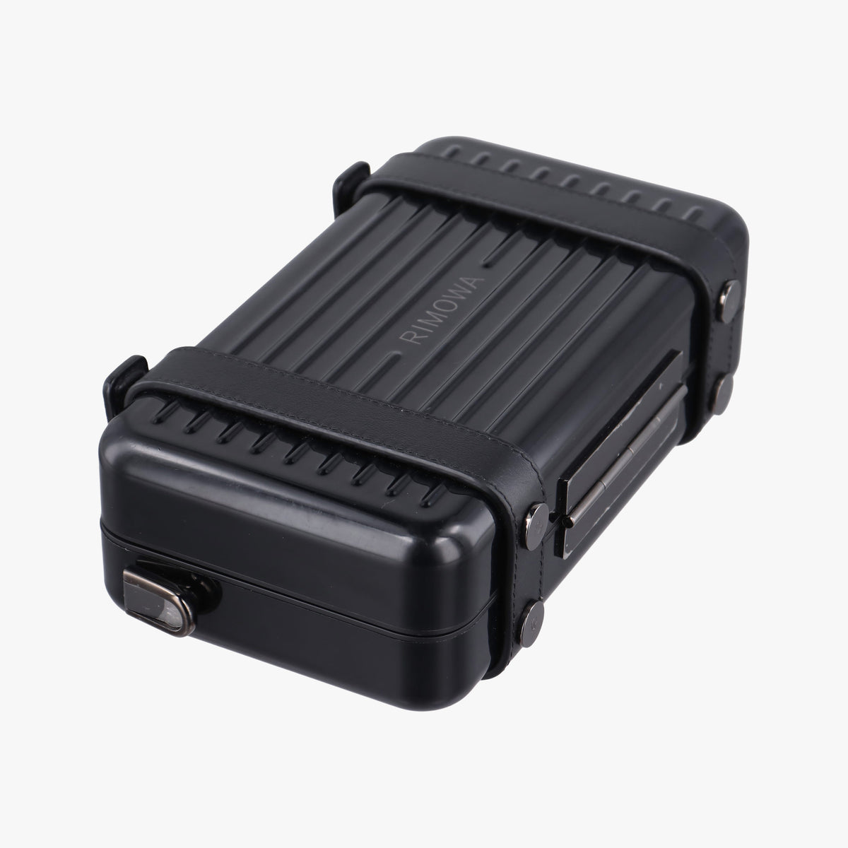 Pre-owned RIMOWA Rimowa Collaboration Black Aluminum×Leather  shoulderbag | stylenewstar