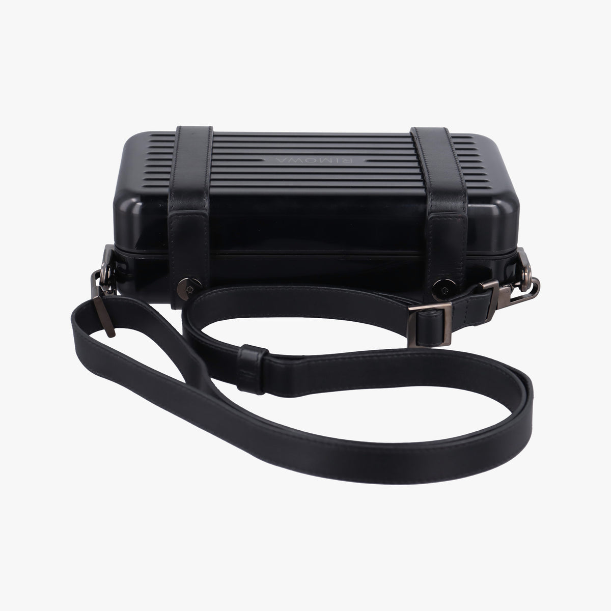 Pre-owned RIMOWA Rimowa Collaboration Black Aluminum×Leather  shoulderbag | stylenewstar