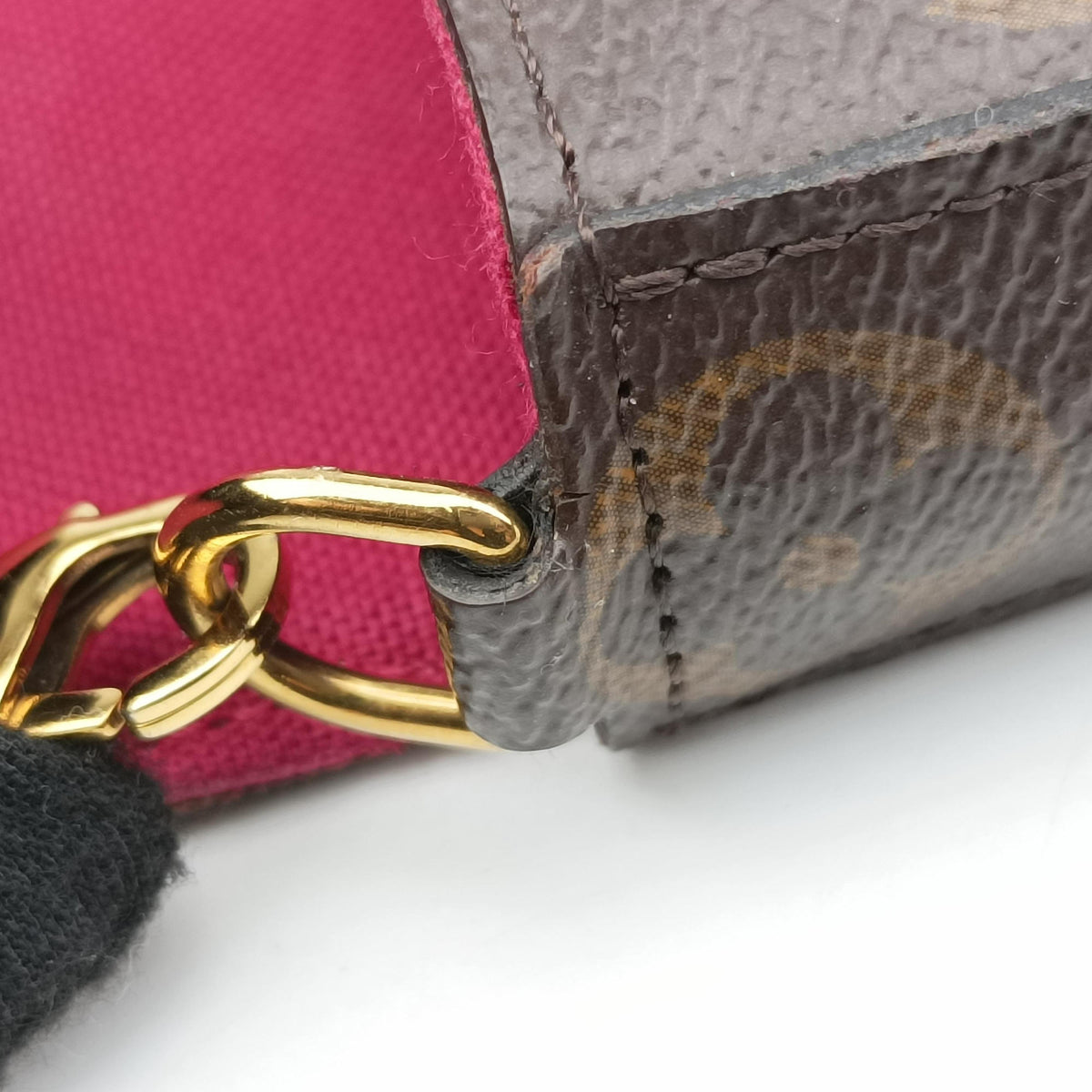 Pre-owned Louis Vuitton Pochette Felicie Brown Monogram Canvas M61276 shoulderbag | stylenewstar