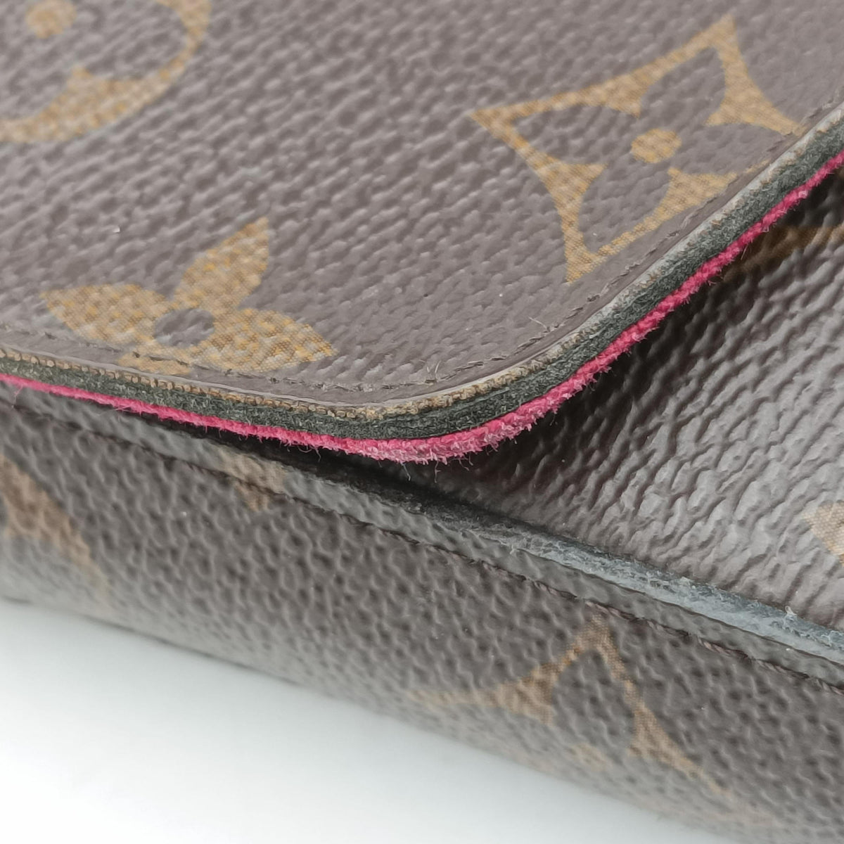 Pre-owned Louis Vuitton Pochette Felicie Brown Monogram Canvas M61276 shoulderbag | stylenewstar