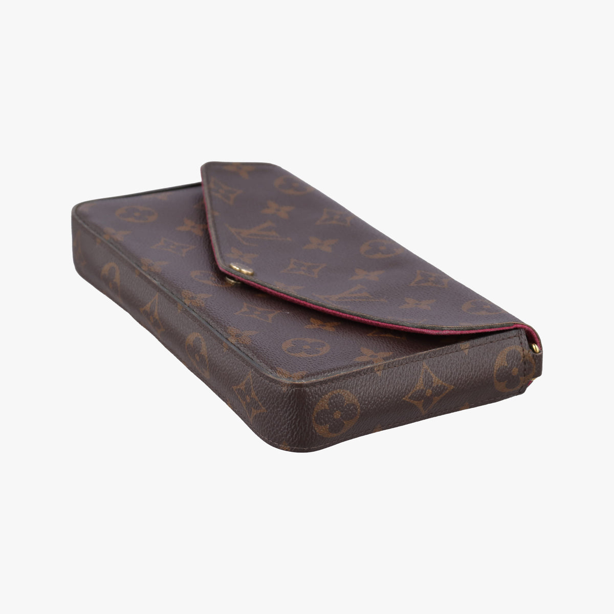 Pre-owned Louis Vuitton Pochette Felicie Brown Monogram Canvas M61276 shoulderbag | stylenewstar