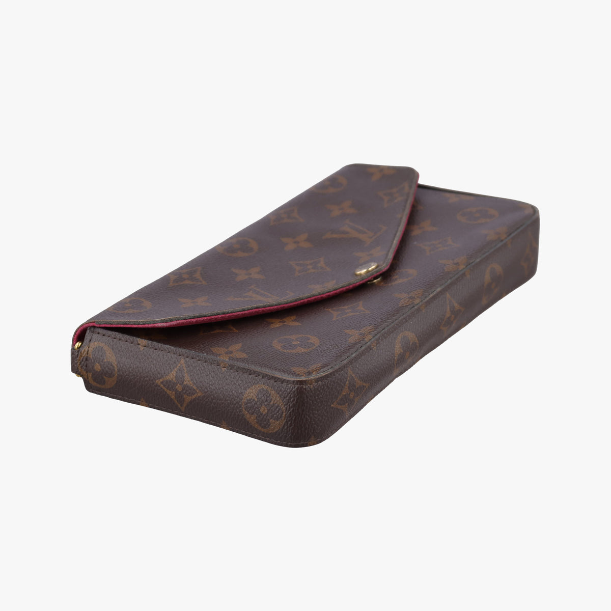 Pre-owned Louis Vuitton Pochette Felicie Brown Monogram Canvas M61276 shoulderbag | stylenewstar