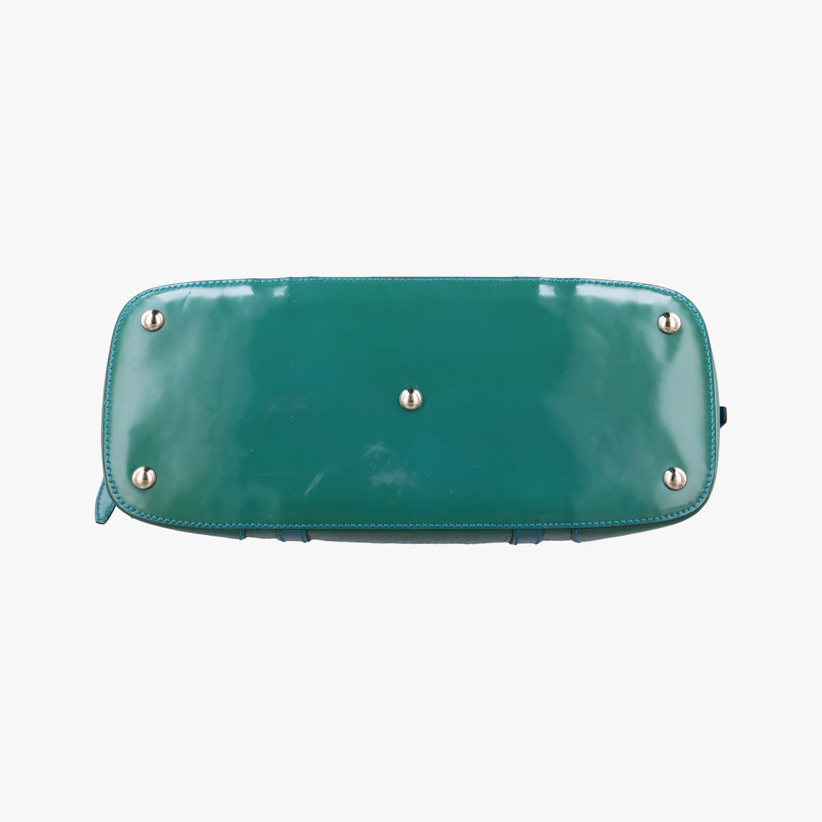 Pre-owned Gucci Microguccissima Green Patent Leather 309617 shoulderbag | stylenewstar