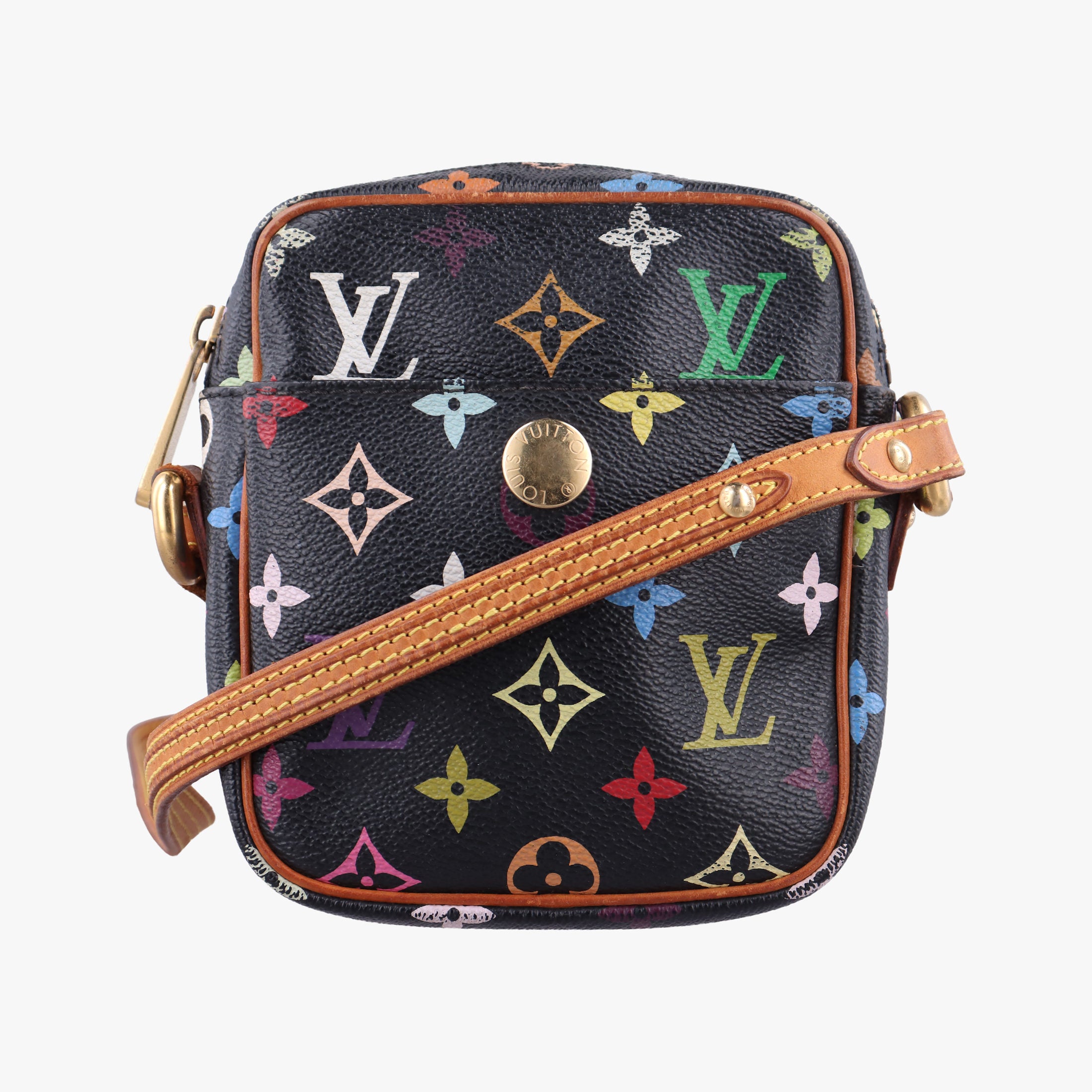 Pre-owned Louis Vuitton RIFT Noir Monogram Multicolor M40056 shoulderbag | stylenewstar