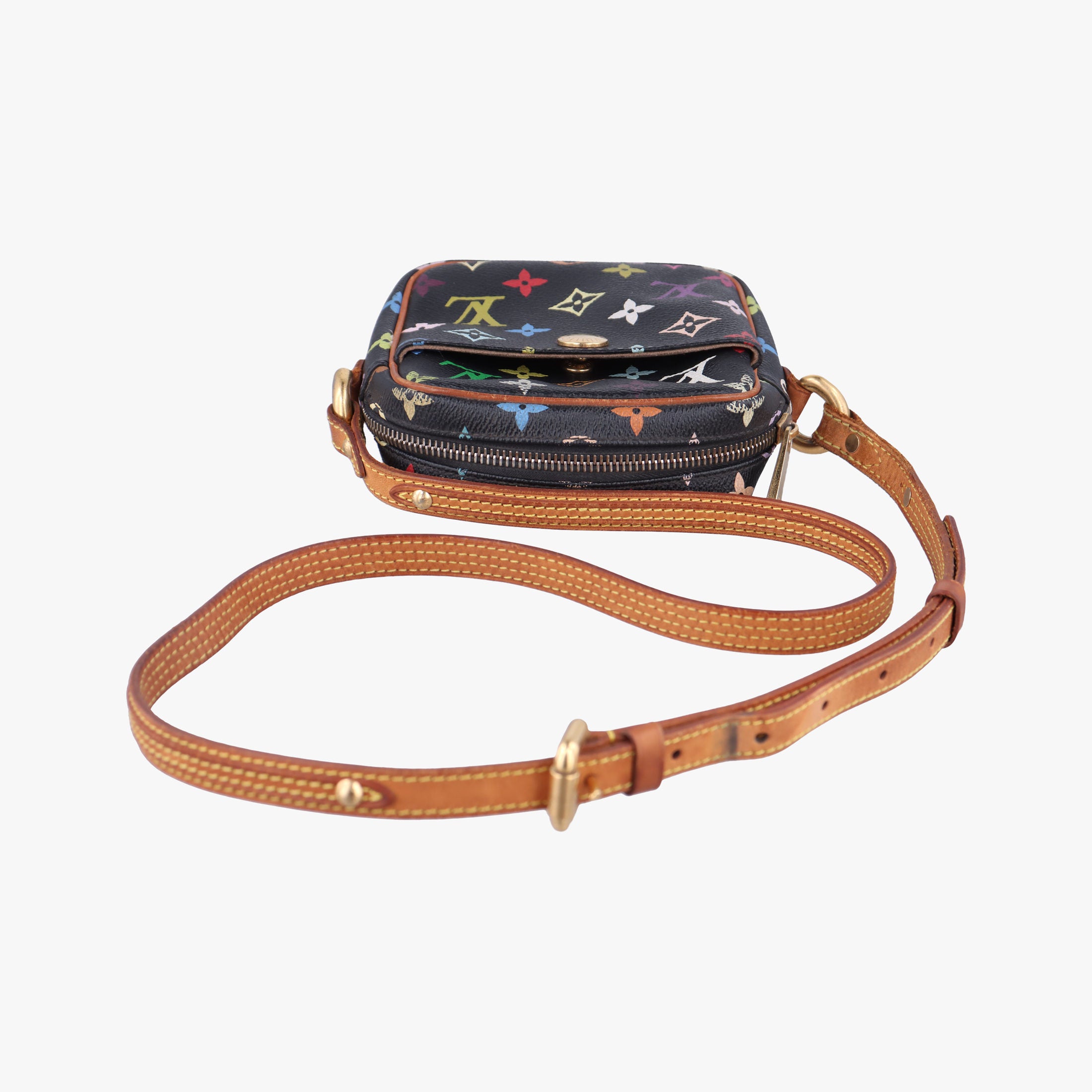 Pre-owned Louis Vuitton RIFT Noir Monogram Multicolor M40056 shoulderbag | stylenewstar