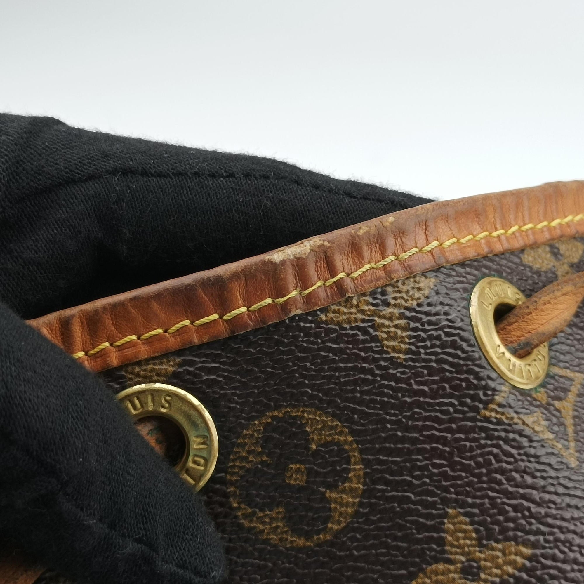 Vintage Louis Vuitton Noe BB Brown Monogram Canvas M40817 shoulderbag | stylenewstar