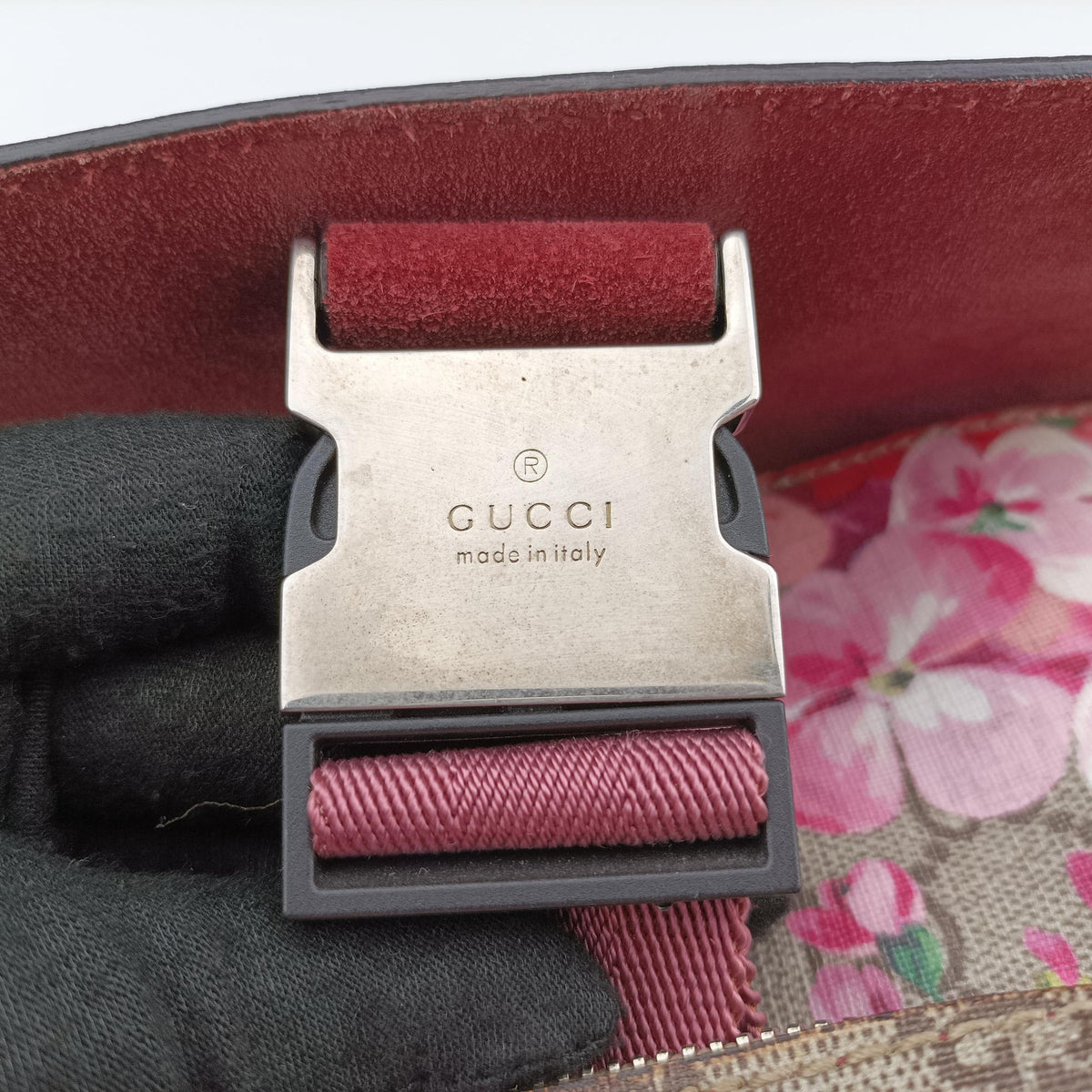 Pre-owned Gucci GG Blooms Multicolour PVC coated canvas 410544 backpack/rucksack | stylenewstar
