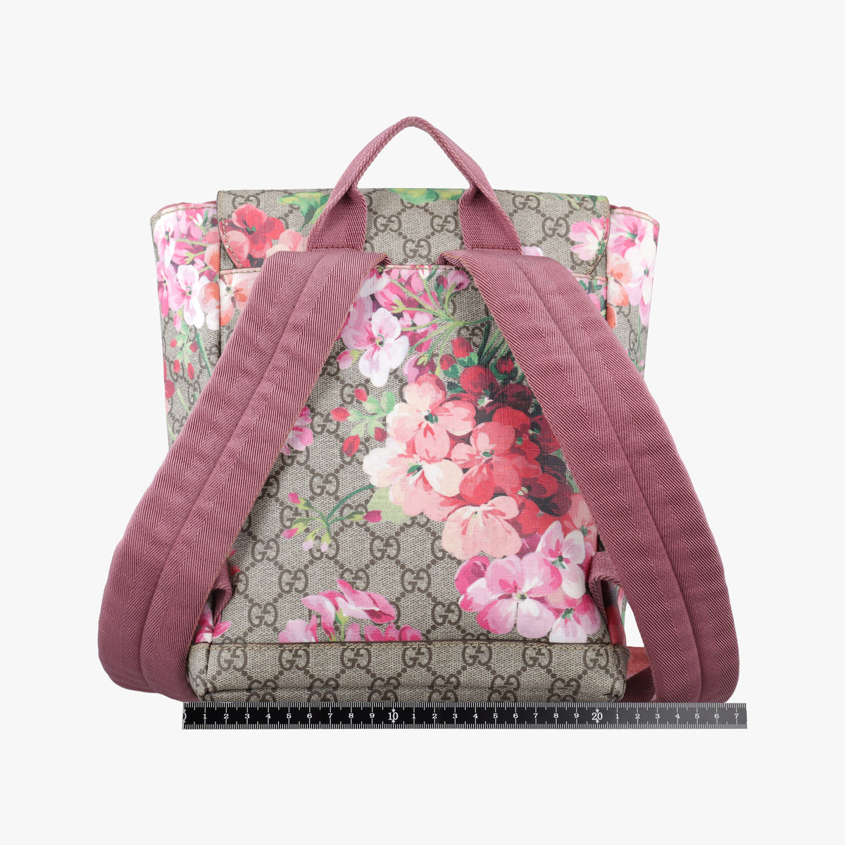 Pre-owned Gucci GG Blooms Multicolour PVC coated canvas 410544 backpack/rucksack | stylenewstar