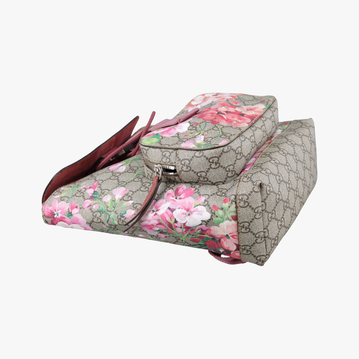 Pre-owned Gucci GG Blooms Multicolour PVC coated canvas 410544 backpack/rucksack | stylenewstar