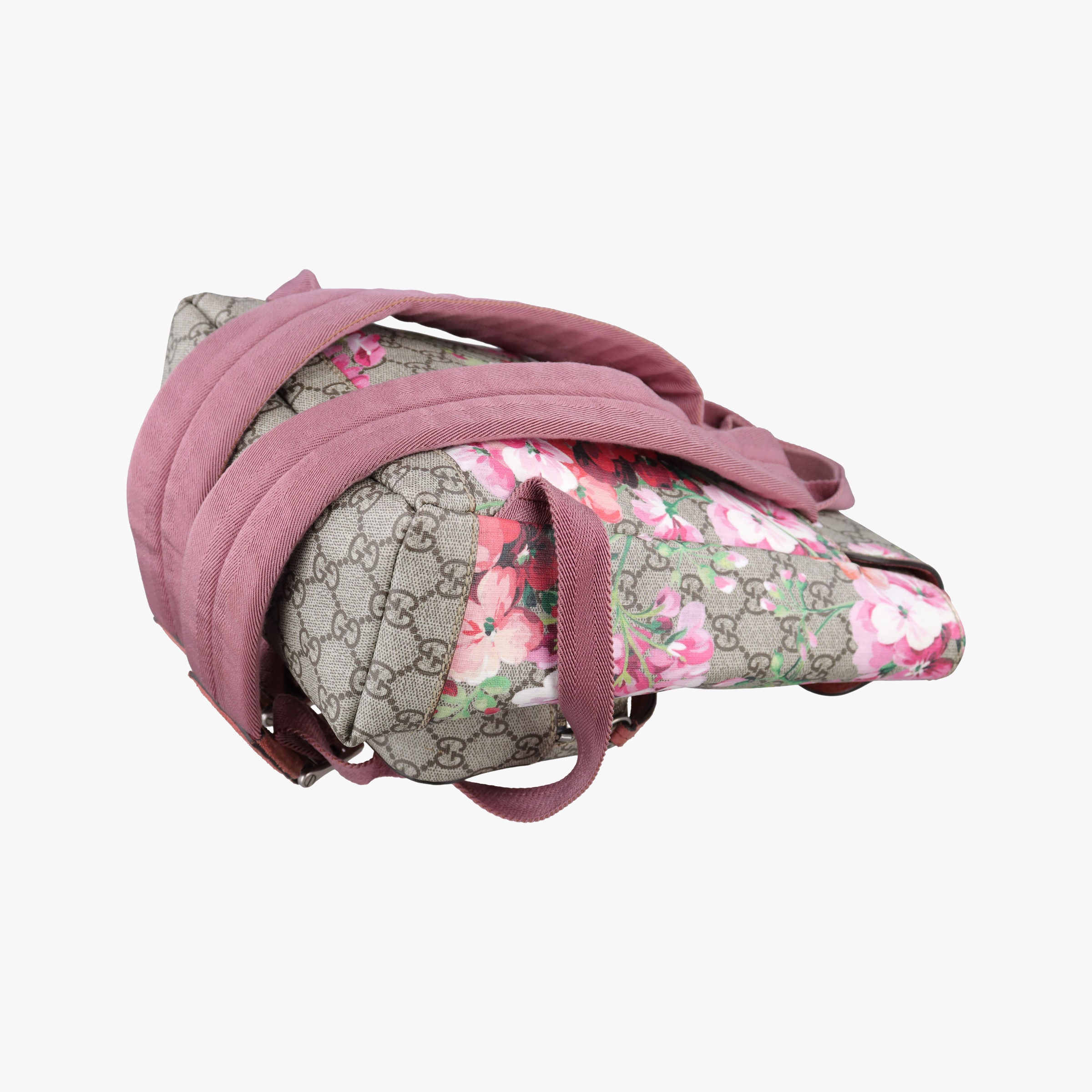 Pre-owned Gucci GG Blooms Multicolour PVC coated canvas 410544 backpack/rucksack | stylenewstar