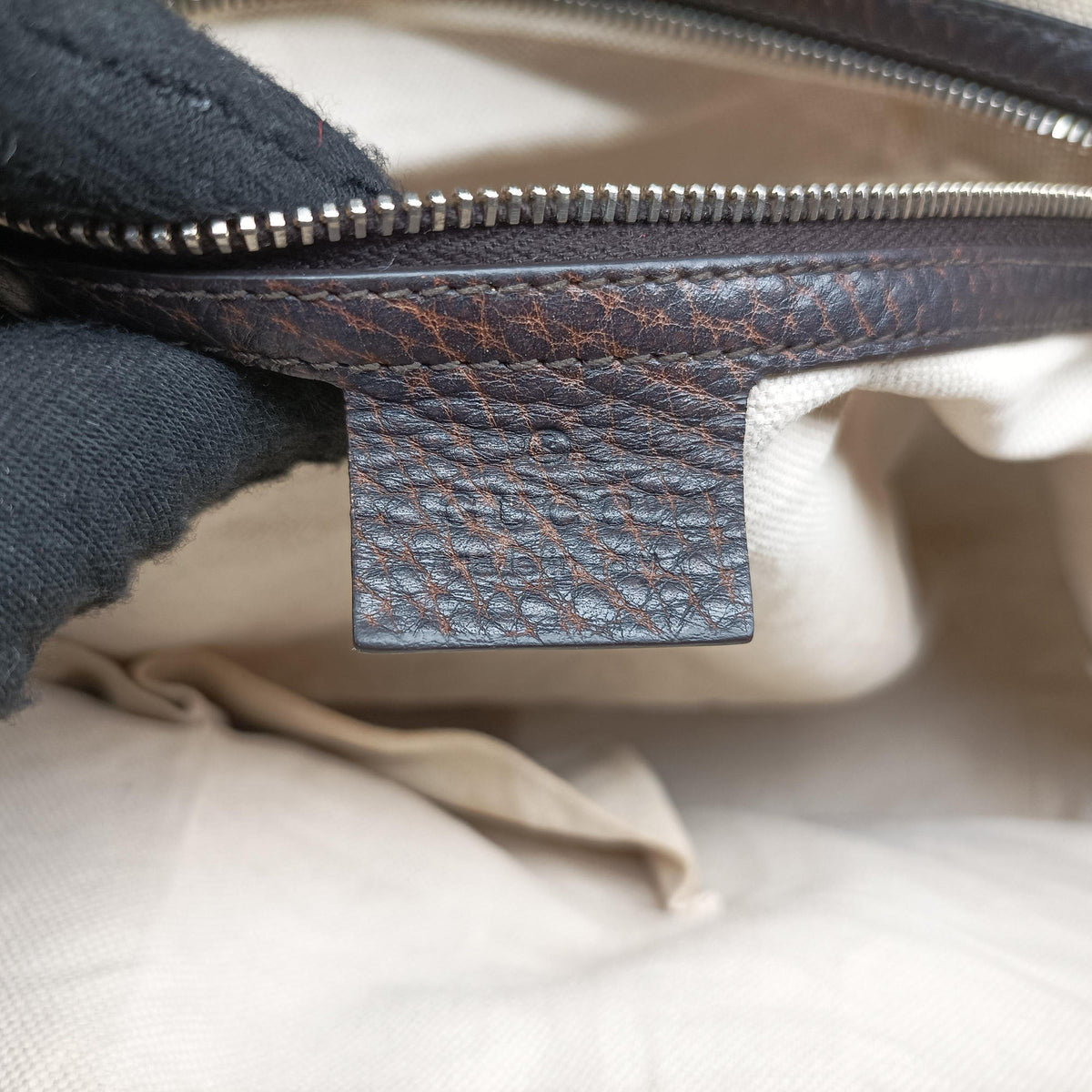 Pre-owned Gucci Guccissima Horsebit Brown leather 247283 handbag | stylenewstar
