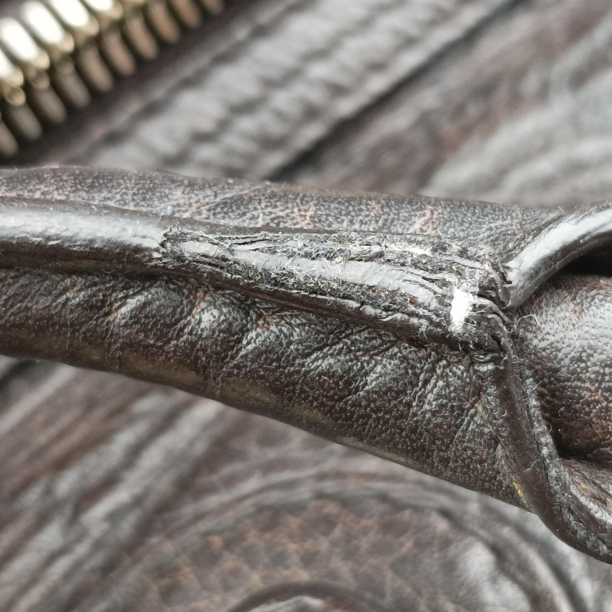 Pre-owned Gucci Guccissima Horsebit Brown leather 247283 handbag | stylenewstar