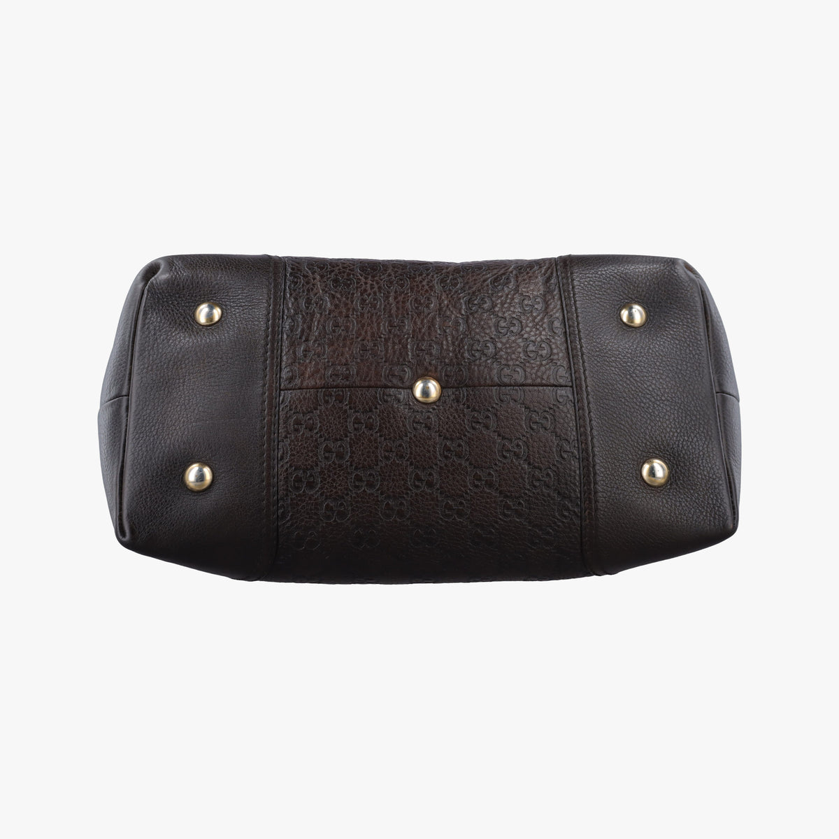 Pre-owned Gucci Guccissima Horsebit Brown leather 247283 handbag | stylenewstar