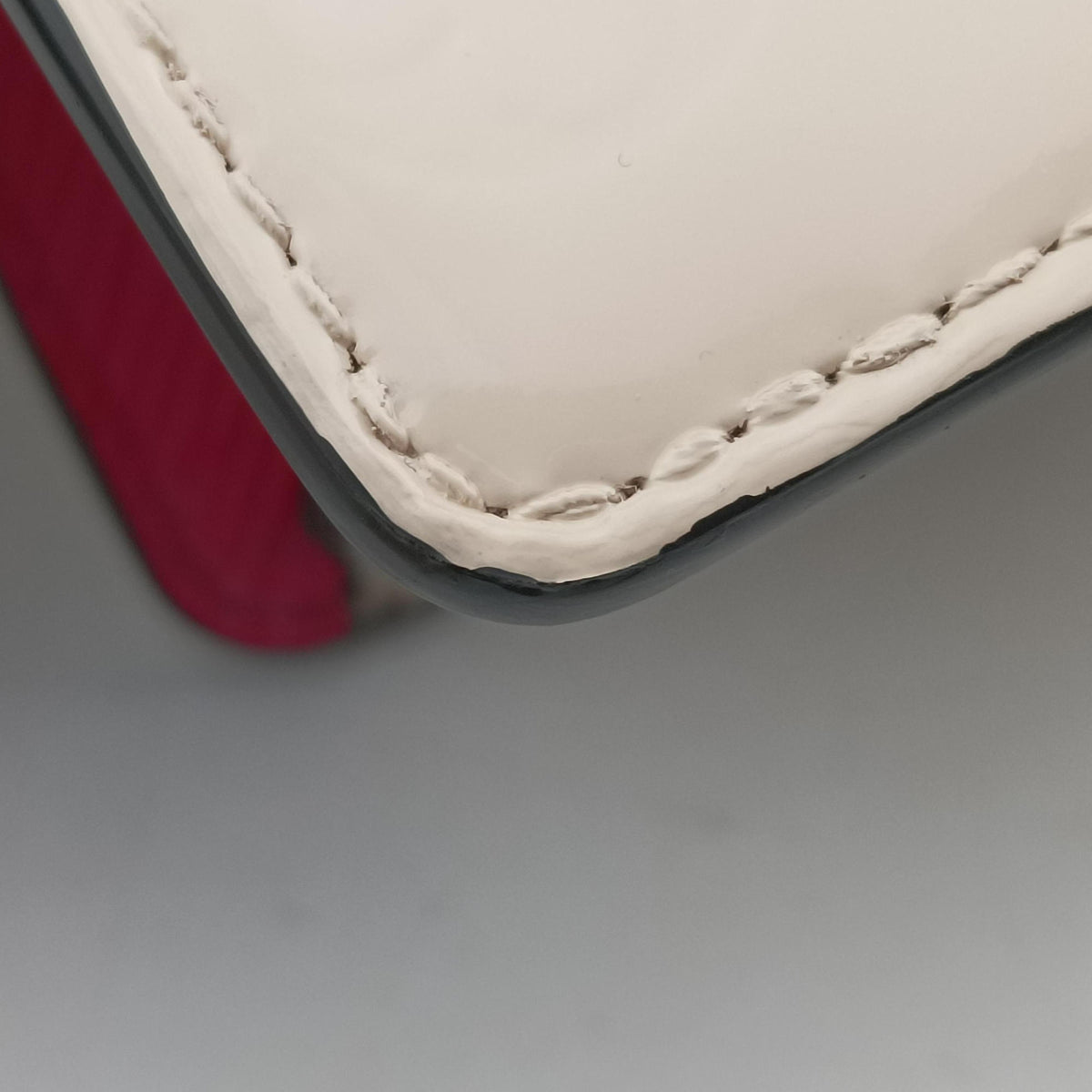 Secondhand Louis Vuitton Spring Street PM Creme×Rose Vernis M90454 shoulderbag | stylenewstar