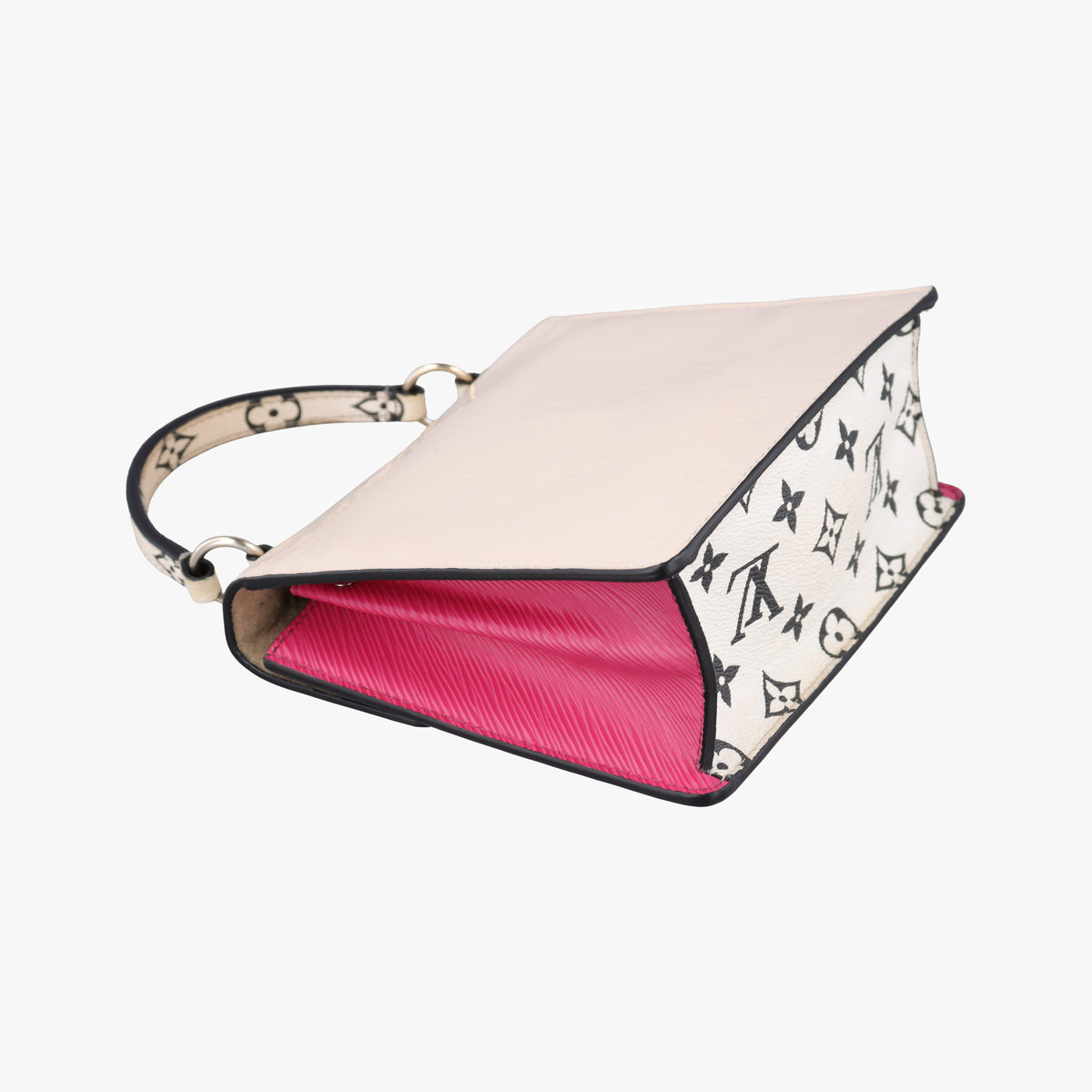 Secondhand Louis Vuitton Spring Street PM Creme×Rose Vernis M90454 shoulderbag | stylenewstar