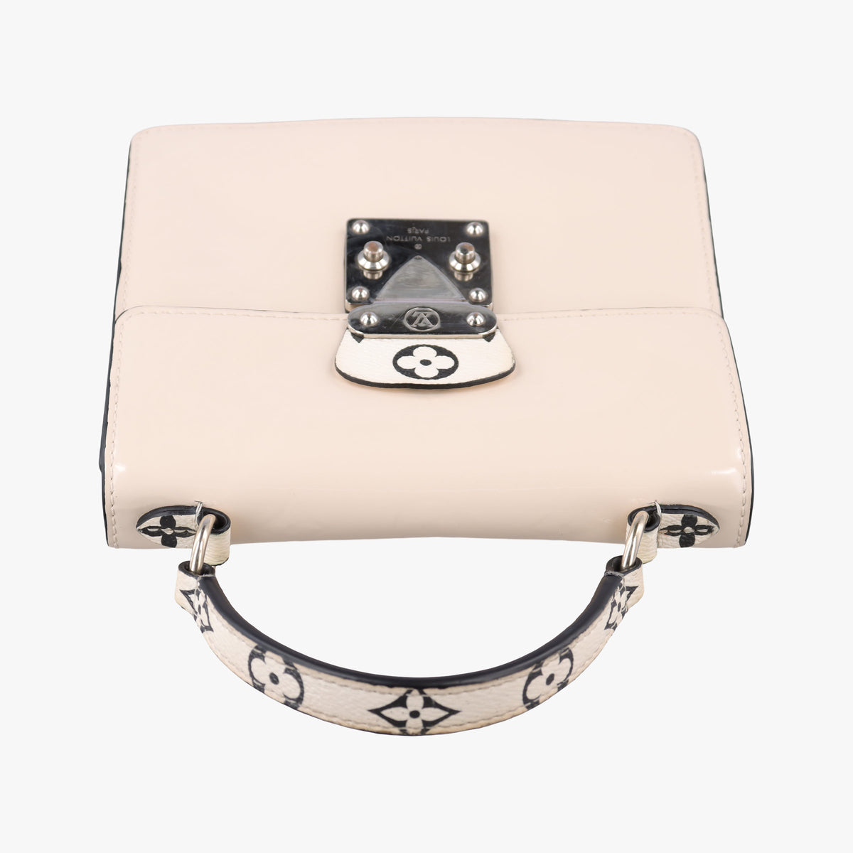 Secondhand Louis Vuitton Spring Street PM Creme×Rose Vernis M90454 shoulderbag | stylenewstar