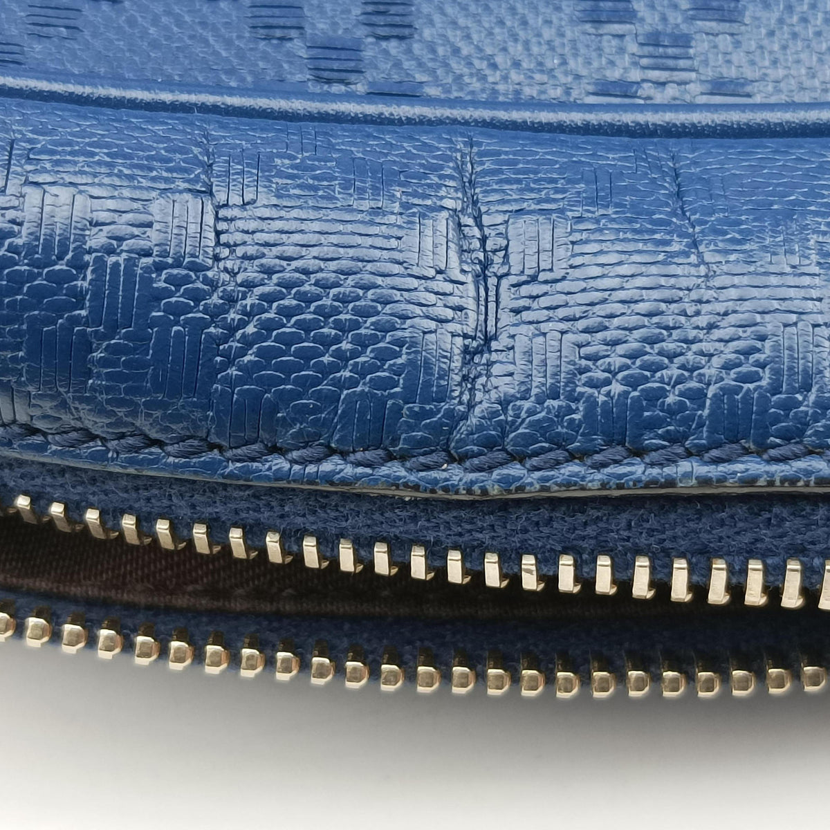 Pre-owned Gucci Diamante Messenger Blue Leather 201448 shoulderbag | stylenewstar