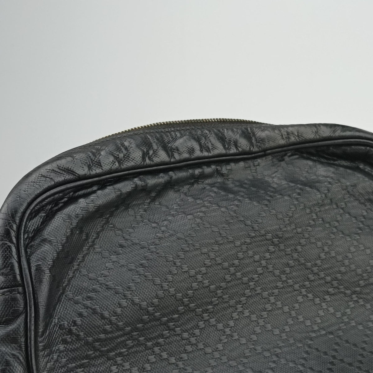 Vintage Gucci Diamante Messenger Black leather 201448 shoulderbag | stylenewstar