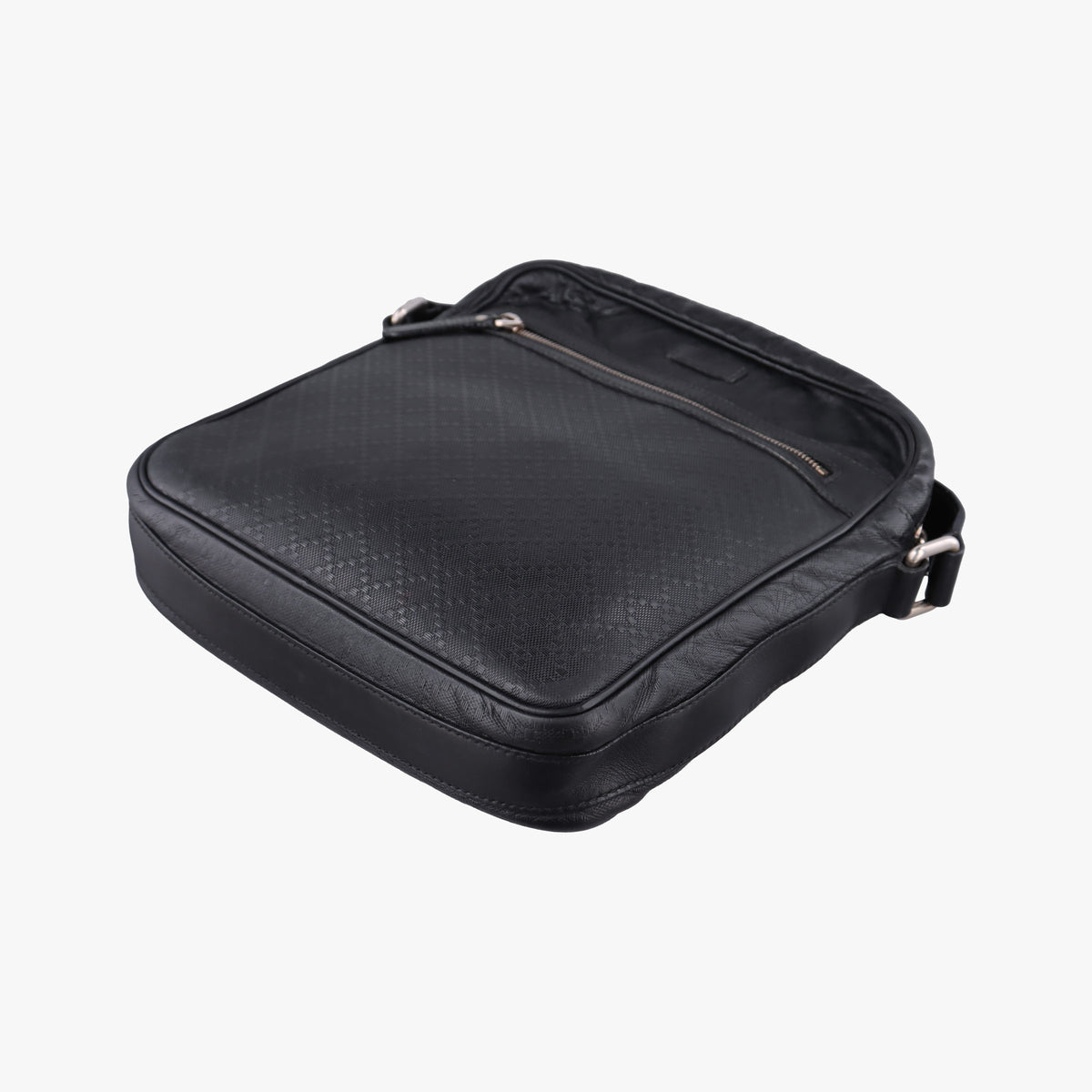 Vintage Gucci Diamante Messenger Black leather 201448 shoulderbag | stylenewstar