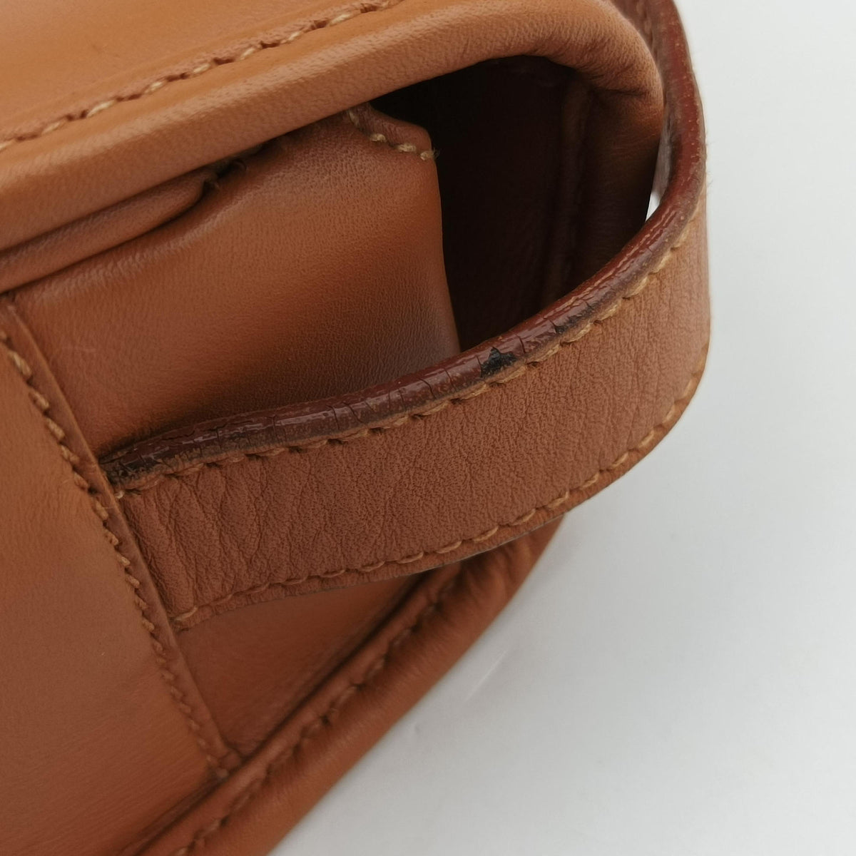 Pre-owned Gucci Vintage Messenger Brown leather 196583 shoulderbag | stylenewstar