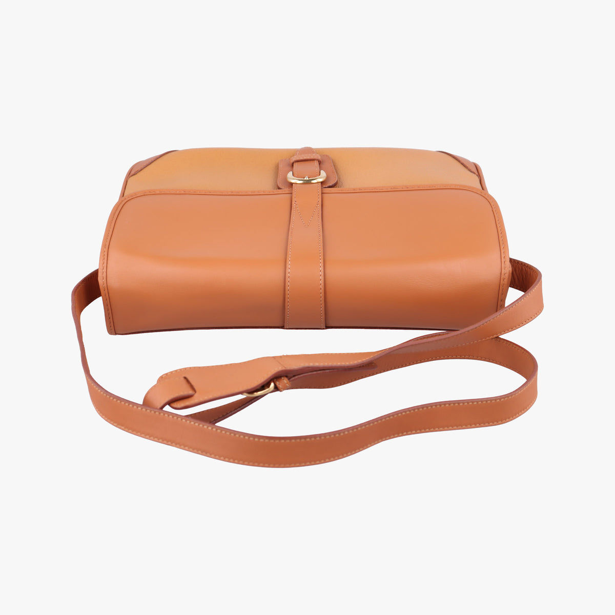 Pre-owned Gucci Vintage Messenger Brown leather 196583 shoulderbag | stylenewstar