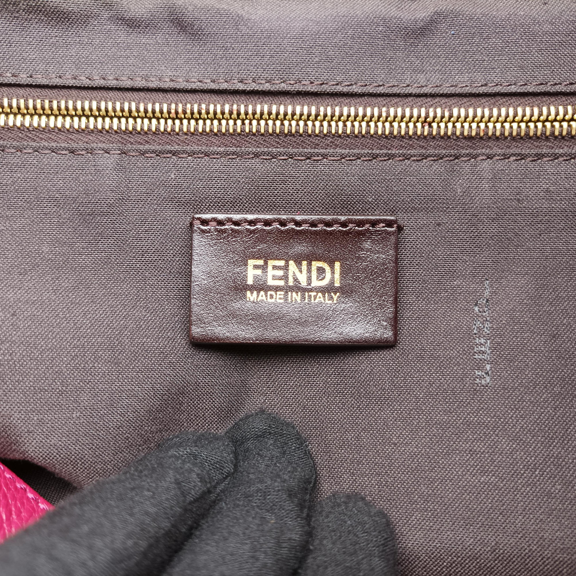 Vintage Fendi Hobo Bag Red Leather 8BR682 handbag | stylenewstar