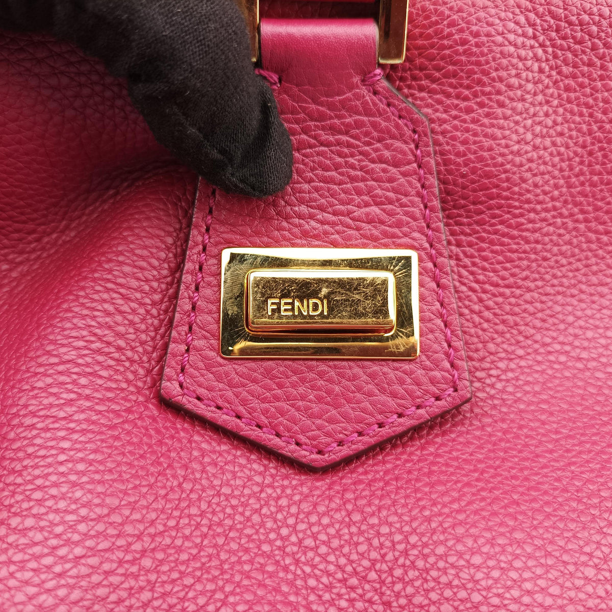 Vintage Fendi Hobo Bag Red Leather 8BR682 handbag | stylenewstar