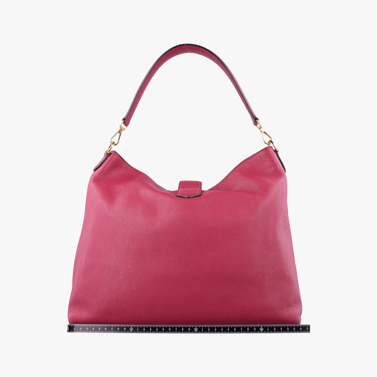 Vintage Fendi Hobo Bag Red Leather 8BR682 handbag | stylenewstar