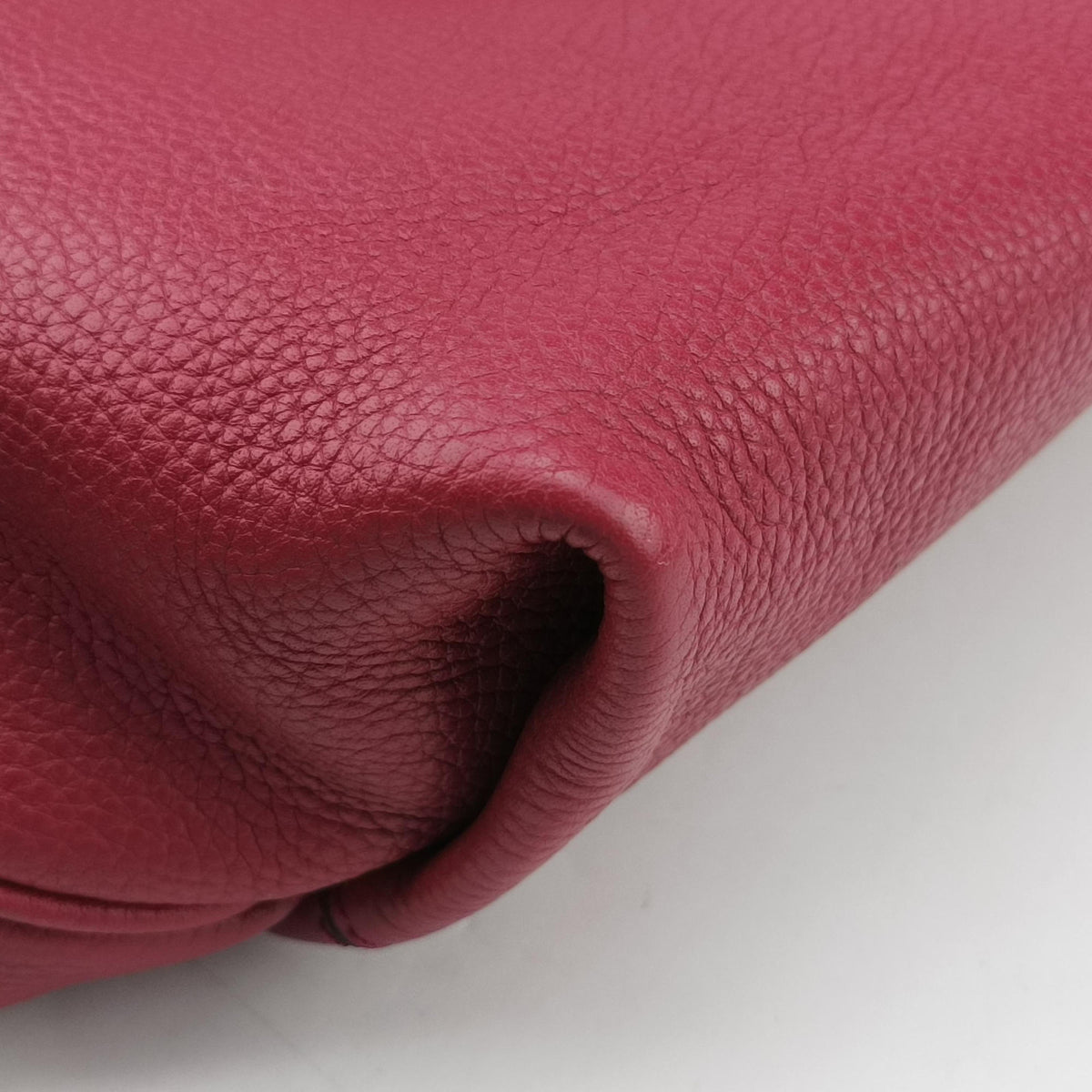 Pre-owned Fendi Hobo Bag Red Leather 8BR682 handbag | stylenewstar