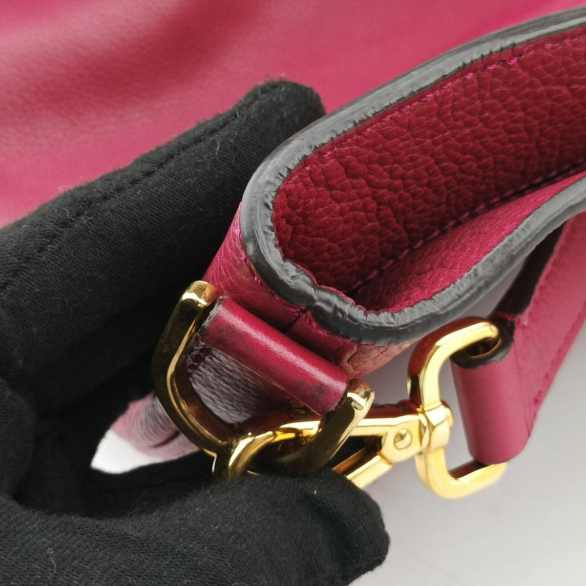 Pre-owned Fendi Hobo Bag Red Leather 8BR682 handbag | stylenewstar