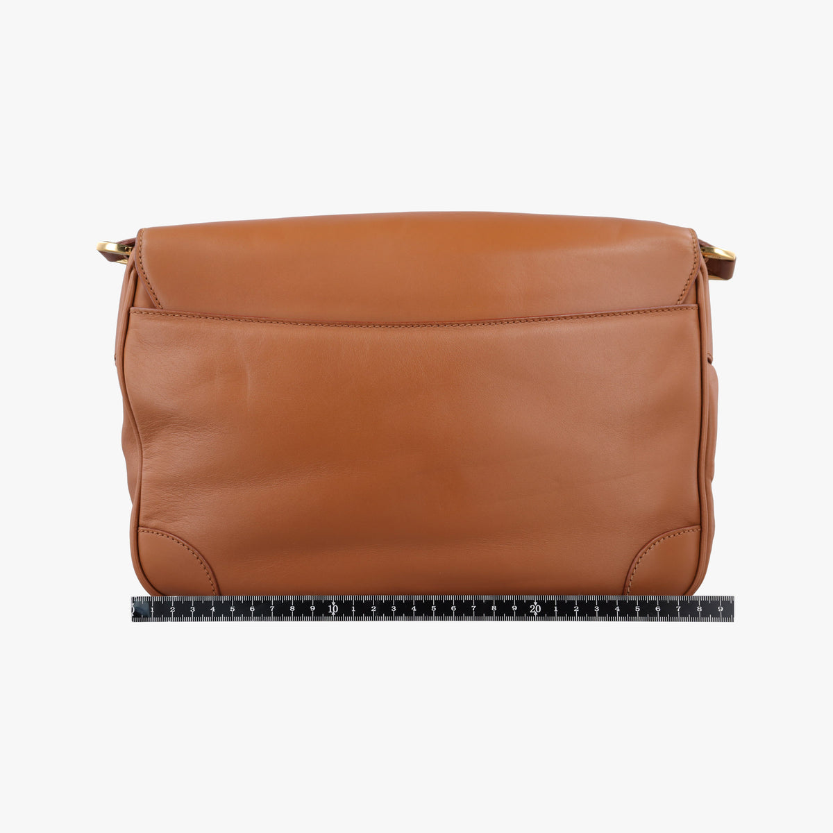 Secondhand Gucci Vintege messenger Brown Leather  shoulderbag | stylenewstar