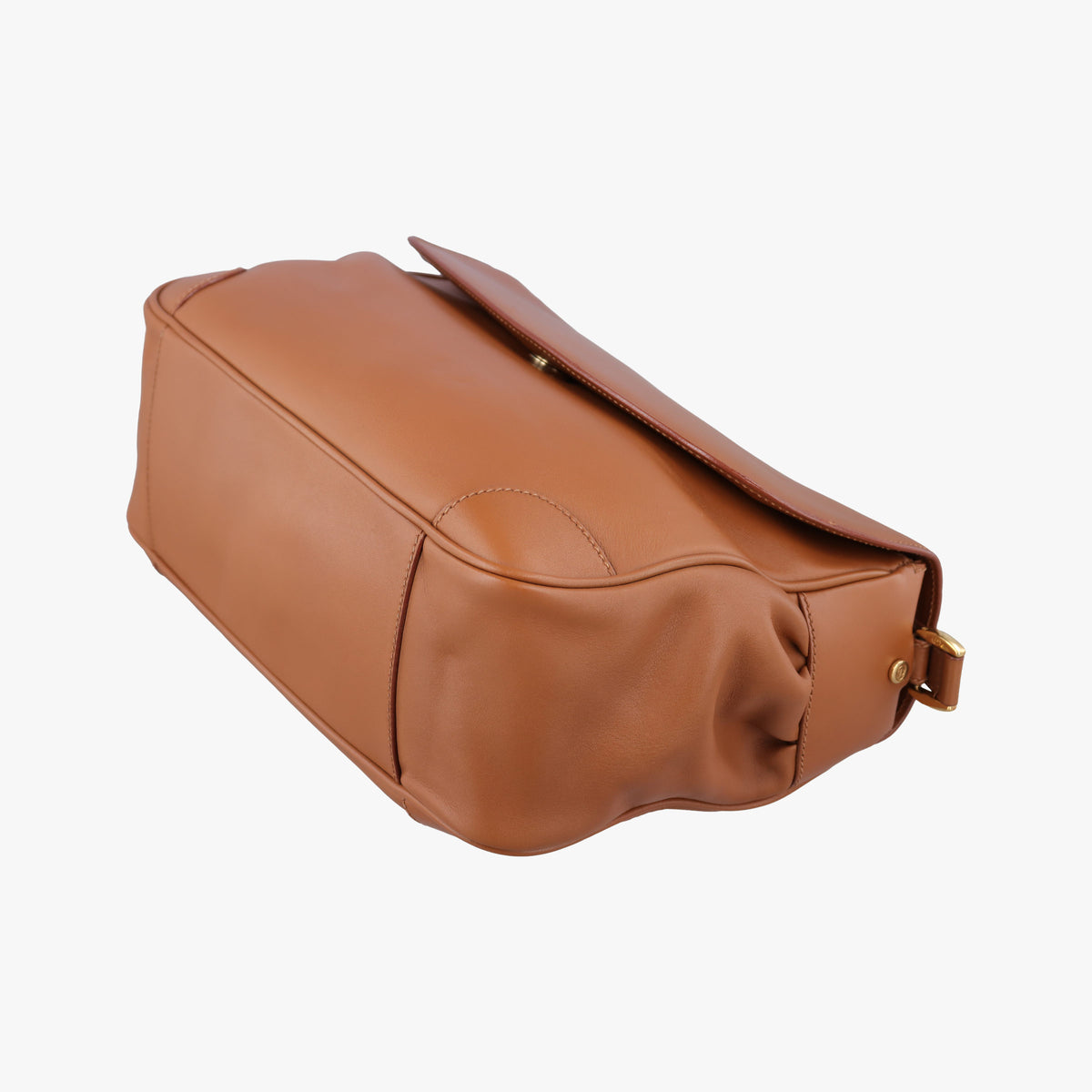 Secondhand Gucci Vintege messenger Brown Leather  shoulderbag | stylenewstar
