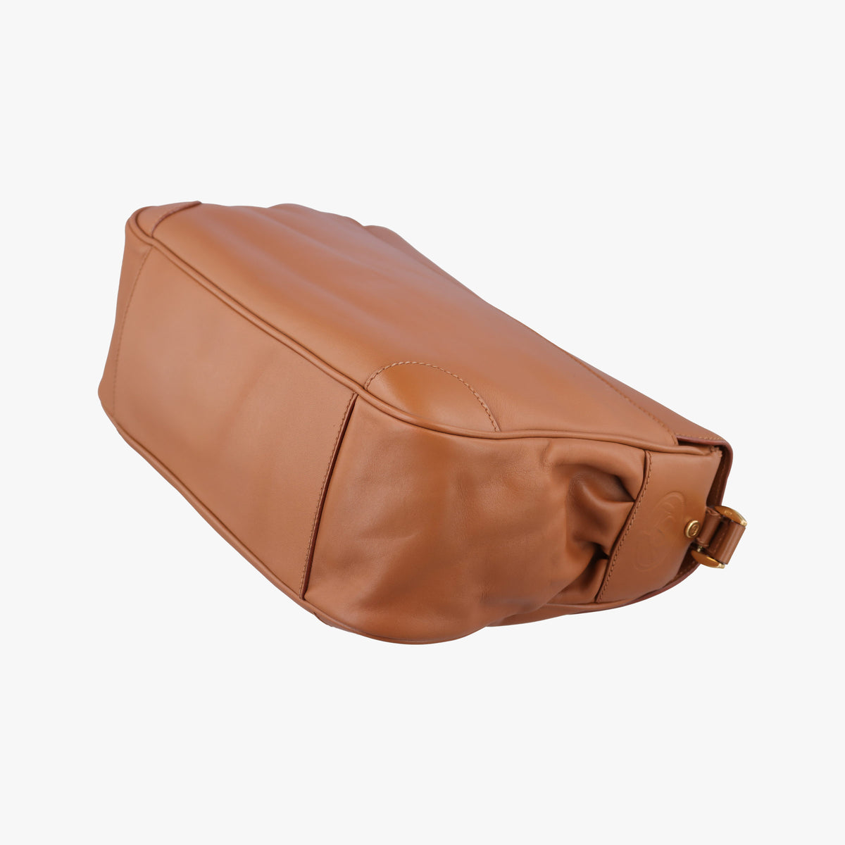 Secondhand Gucci Vintege messenger Brown Leather  shoulderbag | stylenewstar
