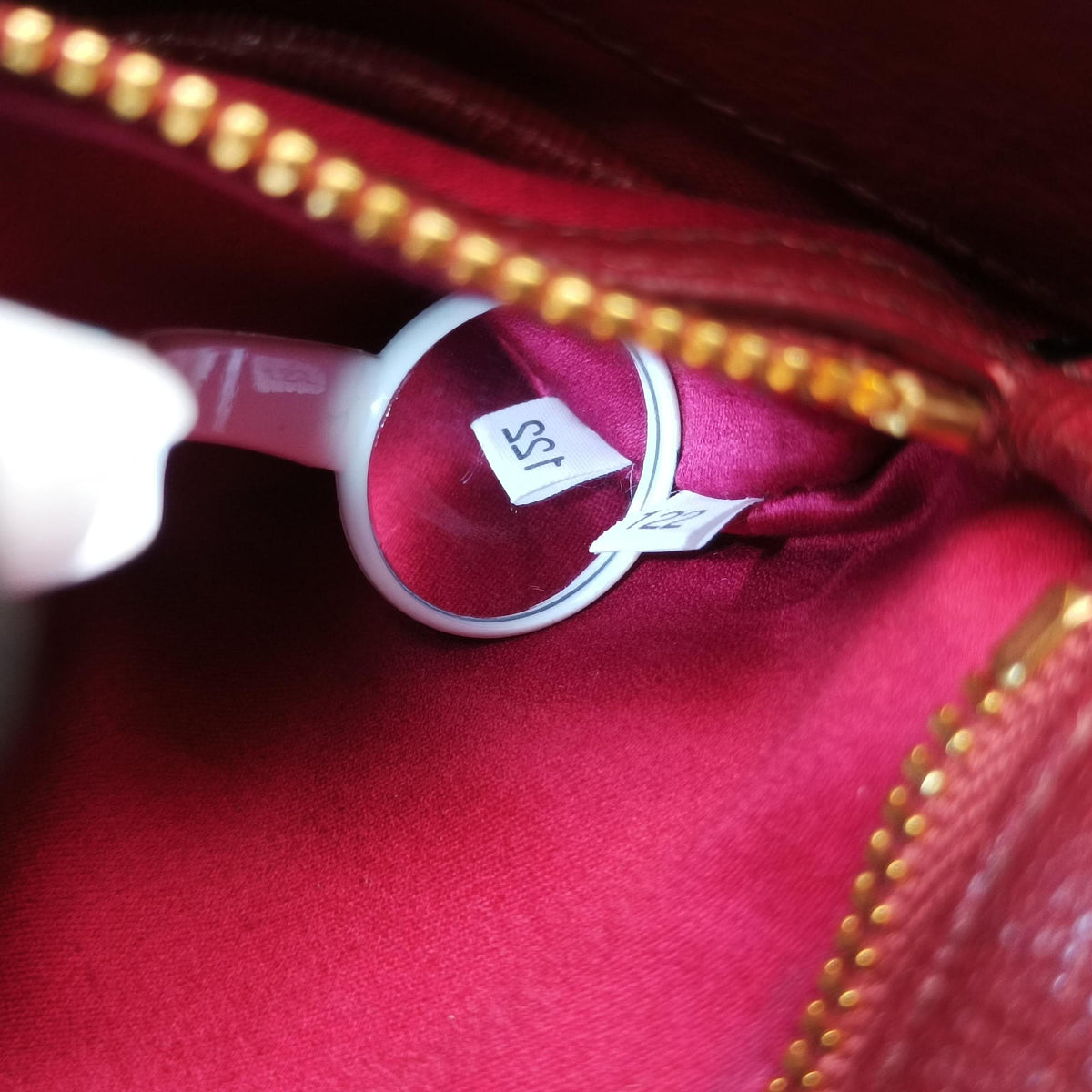 Vintage Miu Miu Madras Red Leather  shoulderbag | stylenewstar
