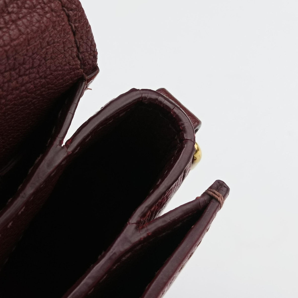 Vintage Miu Miu Madras Red Leather  shoulderbag | stylenewstar