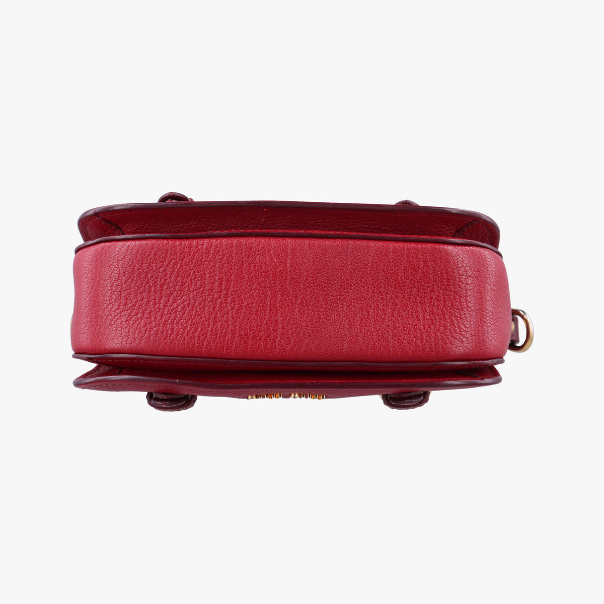 Vintage Miu Miu Madras Red Leather  shoulderbag | stylenewstar
